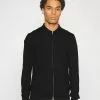 J.LINDEBERGNYLE ZIP CARDIGAN - Kofta - Black