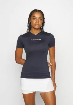 J.Lindeberg SportsMEJA - T-shirt Med Print - Navy