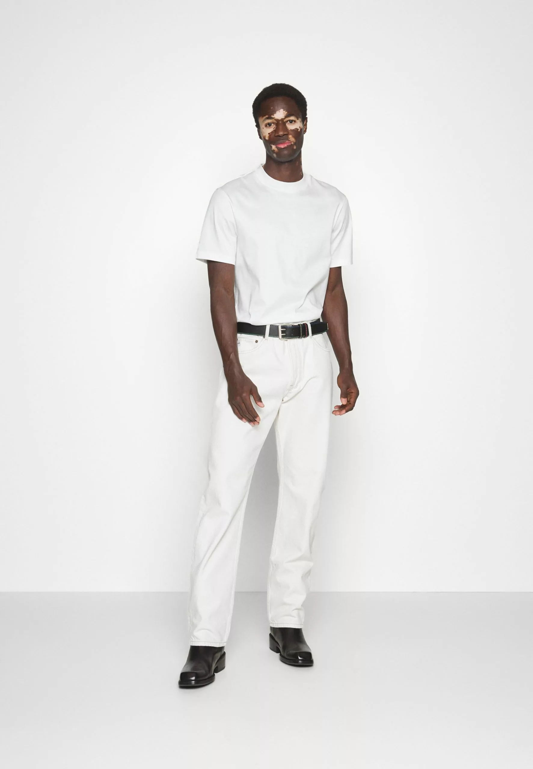 J.LINDEBERGACE MOCK NECK - T-shirt - Bas - White 5 J.LINDEBERGACE MOCK NECK - T-shirt - Bas - White - Bild 5