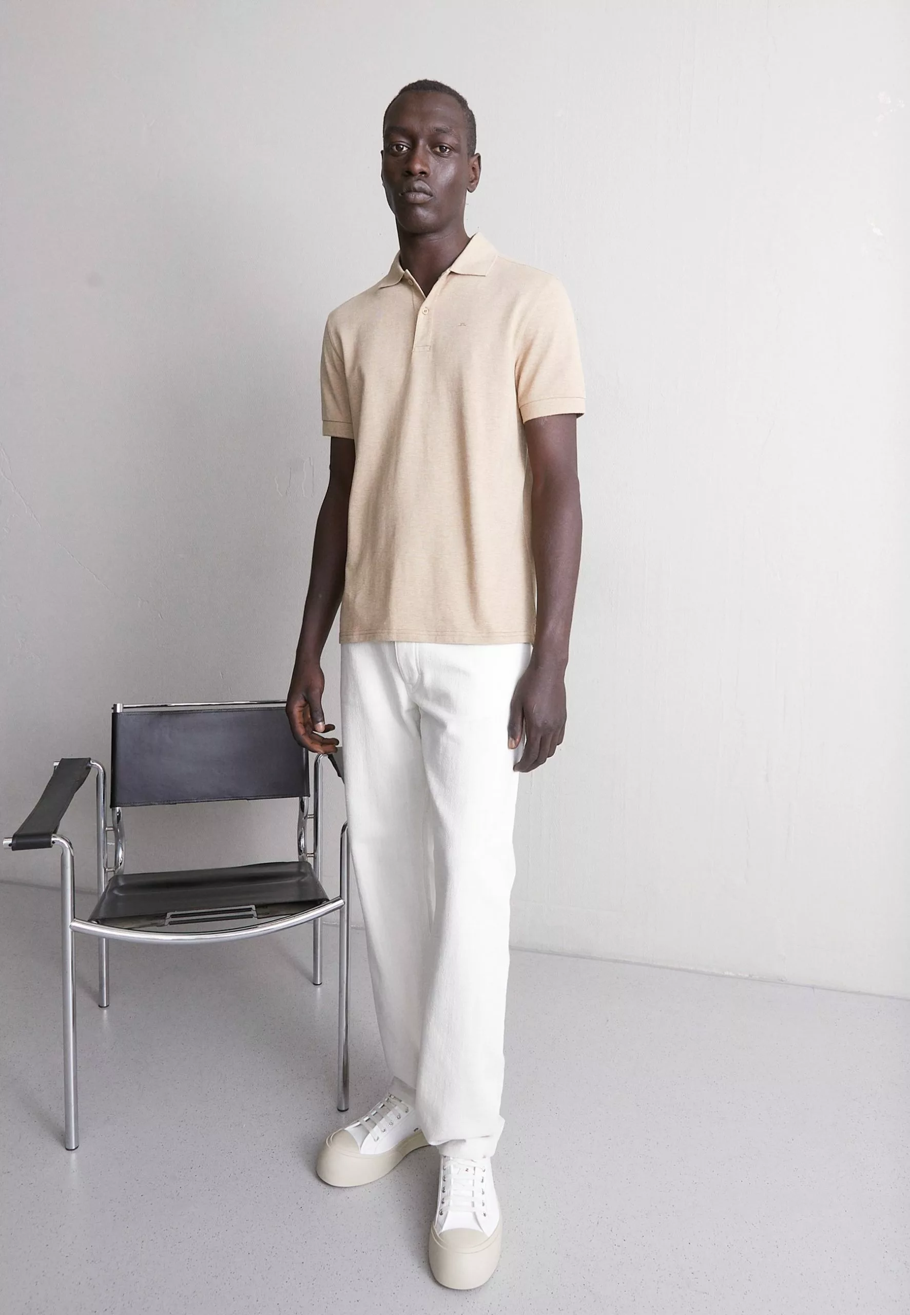 J.LINDEBERGTROY - Piké - Tiger Brown Melange 2 J.LINDEBERGTROY - Piké - Tiger Brown Melange - Bild 2