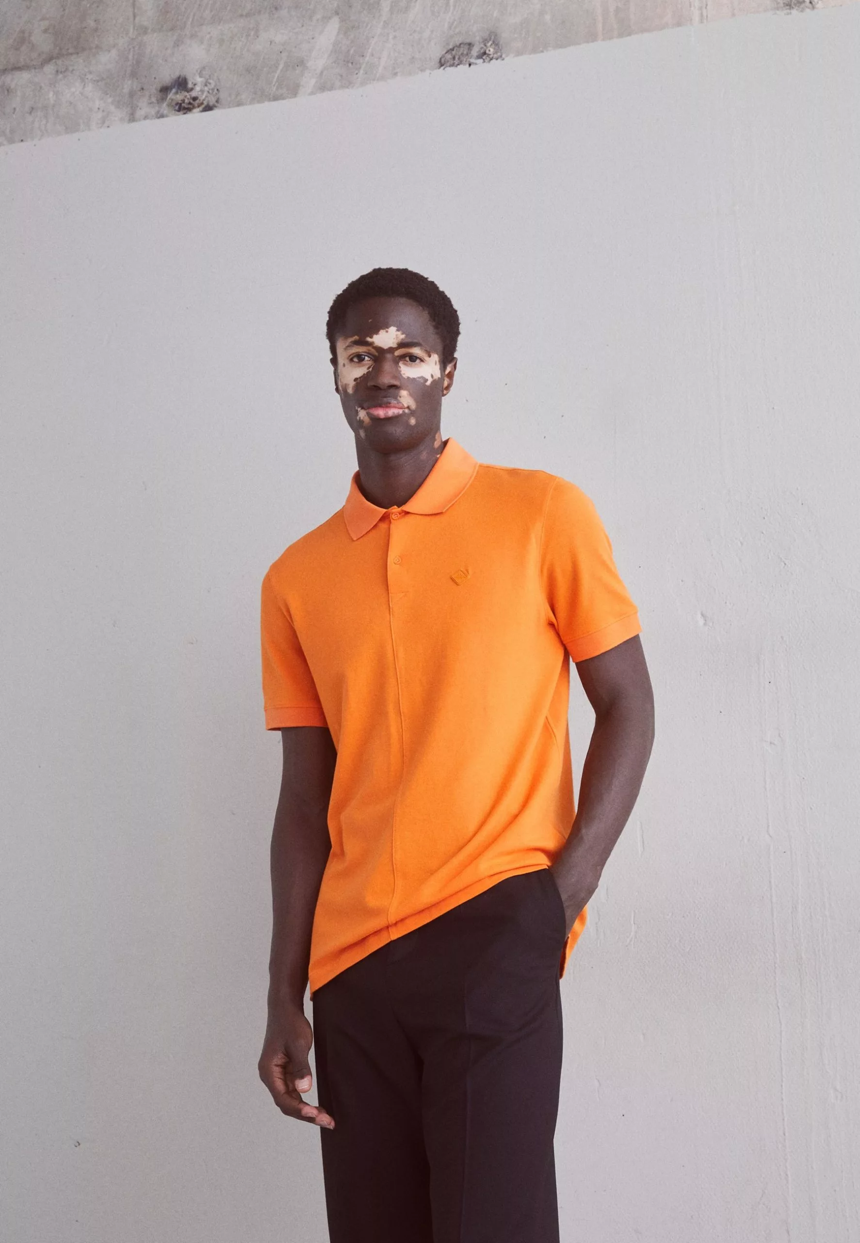 J.LINDEBERGRUBI SLIM - Piké - Russet Orange 1 J.LINDEBERGRUBI SLIM - Piké - Russet Orange