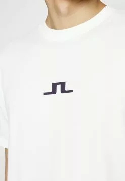 J.LINDEBERGDARCY LOGO TEE - T-shirt Med Print - Cloud White -J.Lindeberg Affär 09f1c51171ff465bbcddfa85484626e9