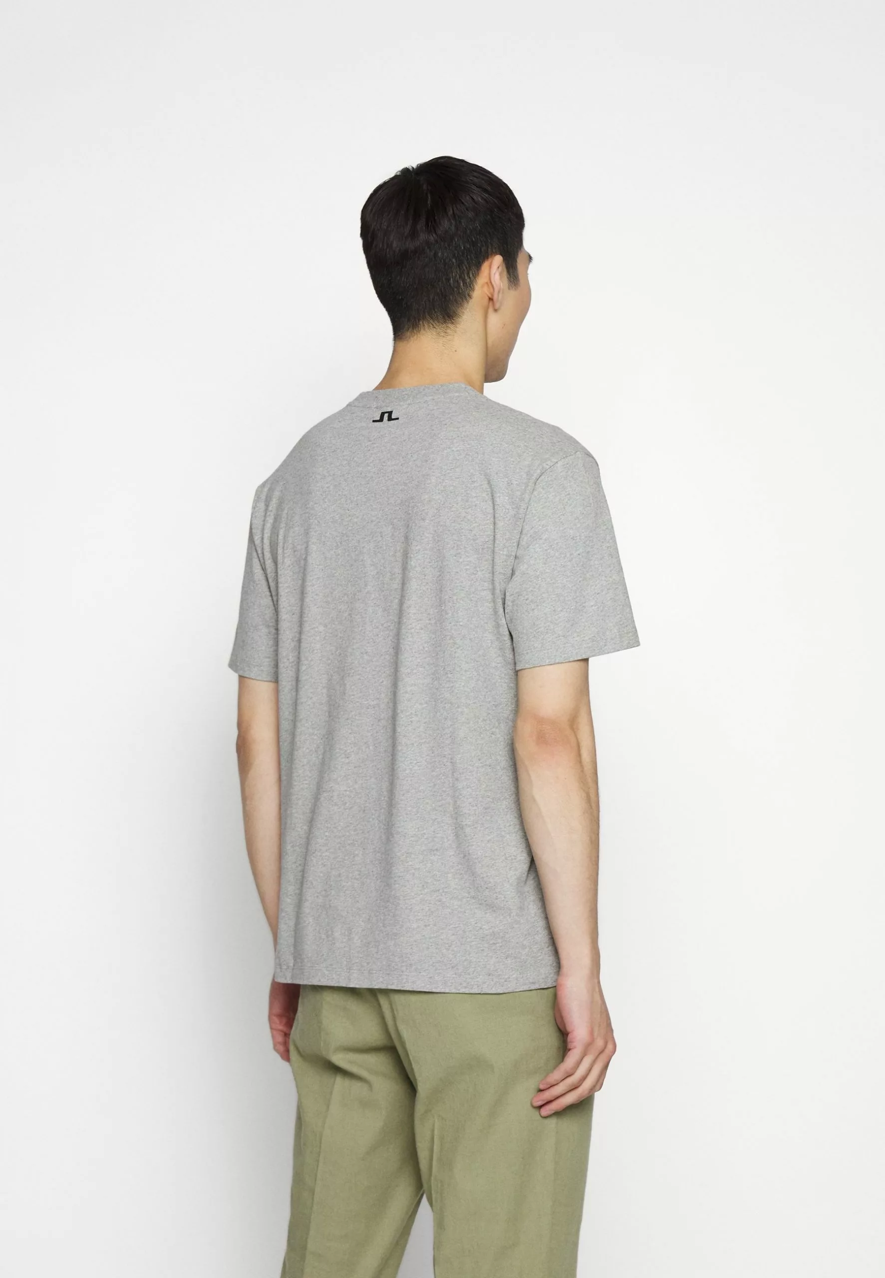 J.LINDEBERGDARCY LOGO TEE - T-shirt Med Print - Light Grey Melange 4 J.LINDEBERGDARCY LOGO TEE - T-shirt Med Print - Light Grey Melange - Bild 4