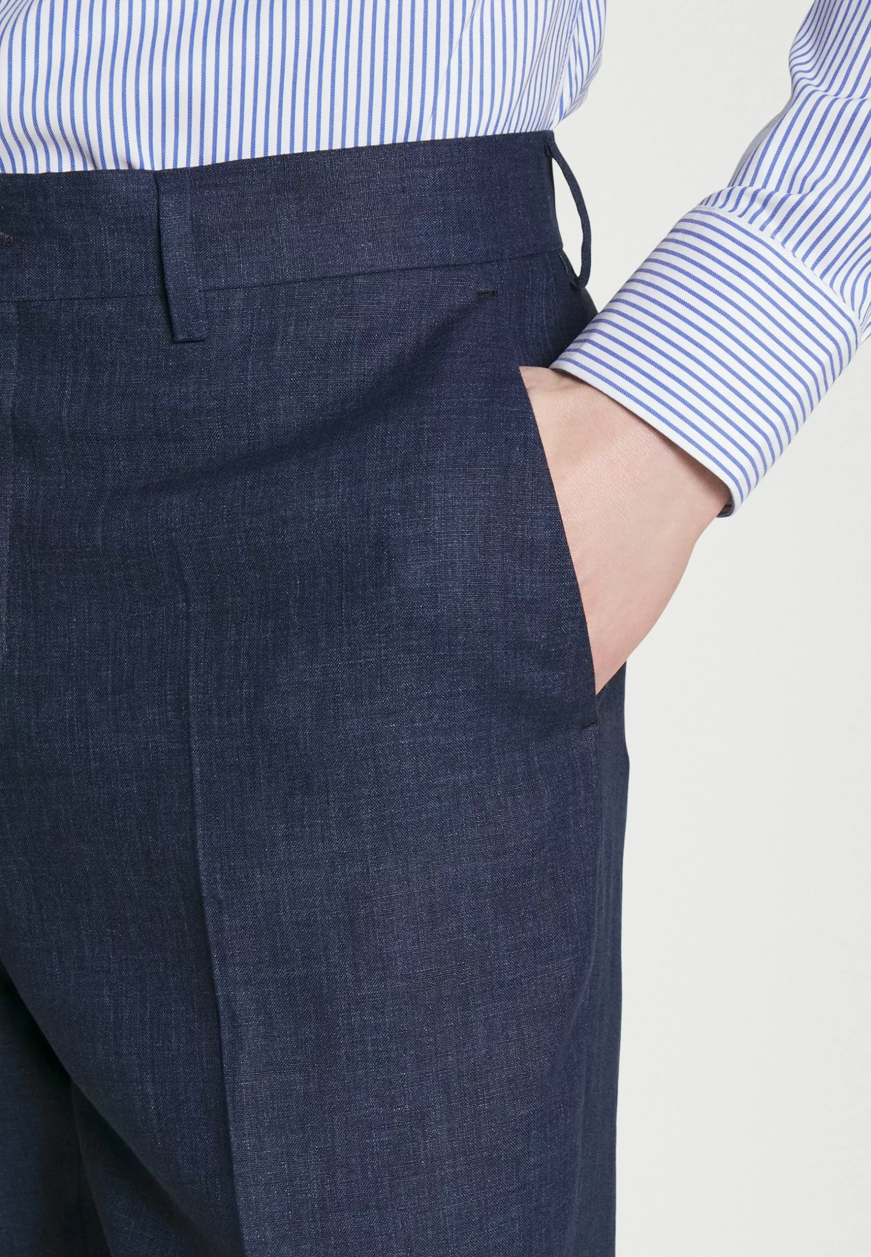 J.LINDEBERGLEO PANTS - Kostymbyxor - Blue Indigo 7 J.LINDEBERGLEO PANTS - Kostymbyxor - Blue Indigo - Bild 7