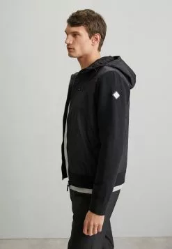 J.LINDEBERGBEN HYBRID JACKET - Allvädersjacka - Black