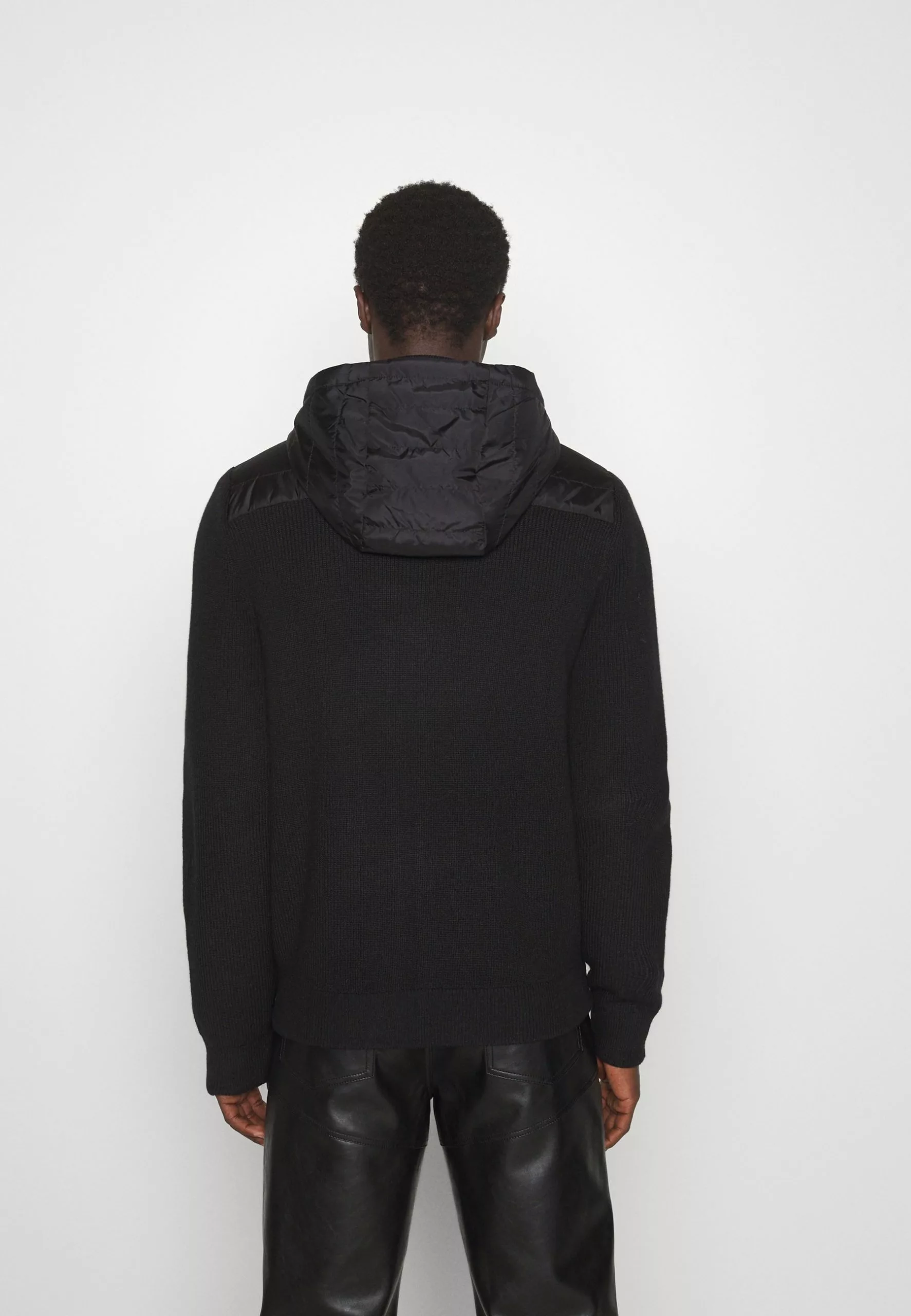 J.LINDEBERGPERRY HYBRID HOOD JACKET - Kofta - Black 4 J.LINDEBERGPERRY HYBRID HOOD JACKET - Kofta - Black - Bild 4