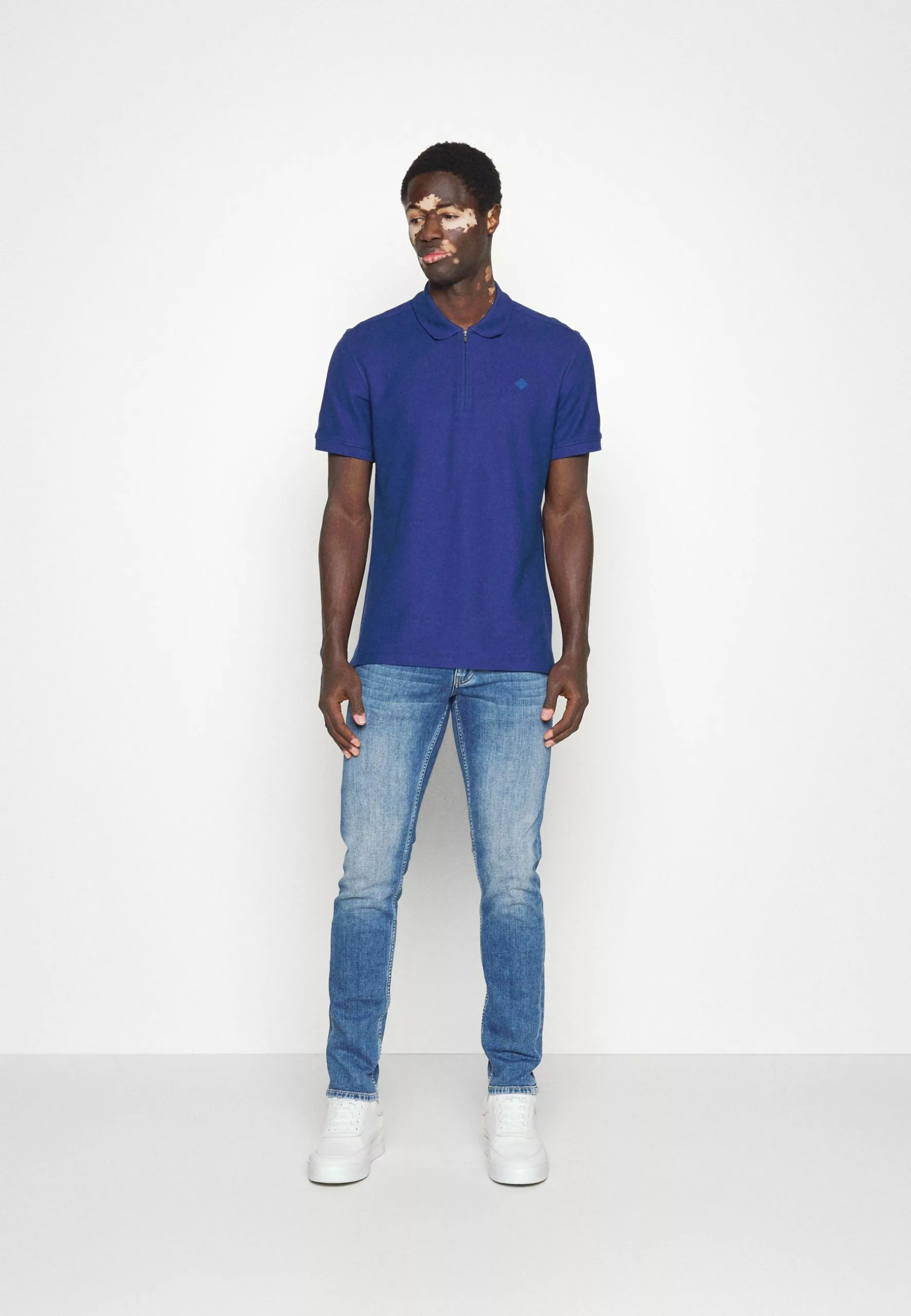 J.LINDEBERGARLO LOGO PATCH - Piké - Navy Peony 5 J.LINDEBERGARLO LOGO PATCH - Piké - Navy Peony - Bild 5