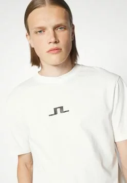J.LINDEBERGDARCY - T-shirt Med Print - Cloud White 13 J.LINDEBERGDARCY - T-shirt Med Print - Cloud White -J.Lindeberg Affär 190bc2eccab74f42a0b25c71600be4fe