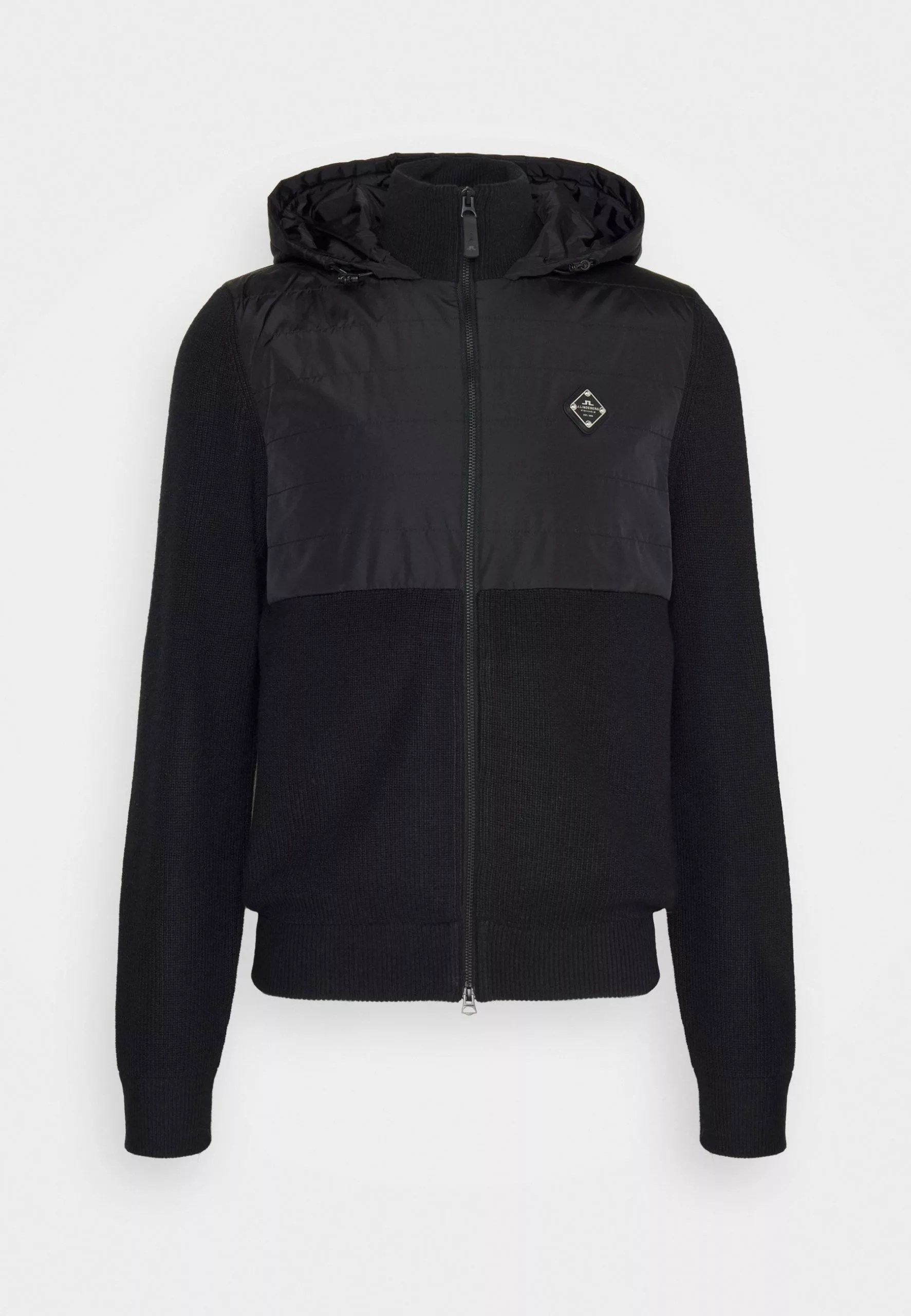 J.LINDEBERGPERRY HYBRID HOOD JACKET - Kofta - Black 6 J.LINDEBERGPERRY HYBRID HOOD JACKET - Kofta - Black - Bild 6