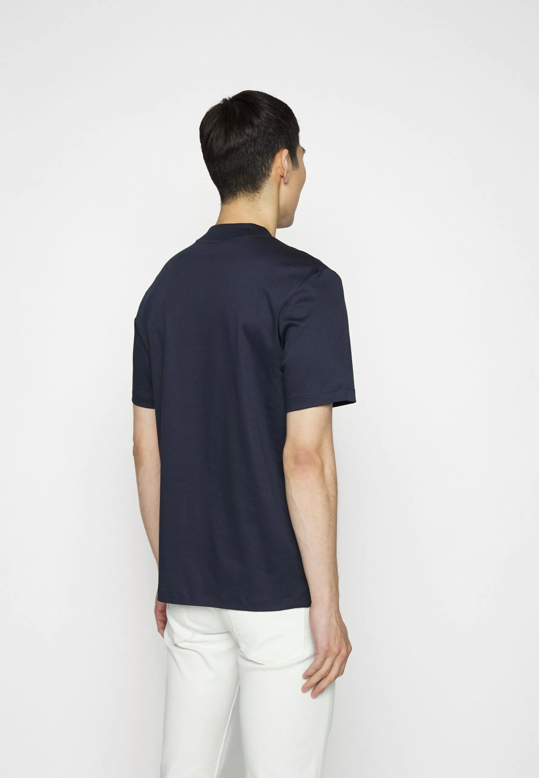 J.LINDEBERGACE MOCK NECK - T-shirt - Bas - Navy 4 J.LINDEBERGACE MOCK NECK - T-shirt - Bas - Navy - Bild 4