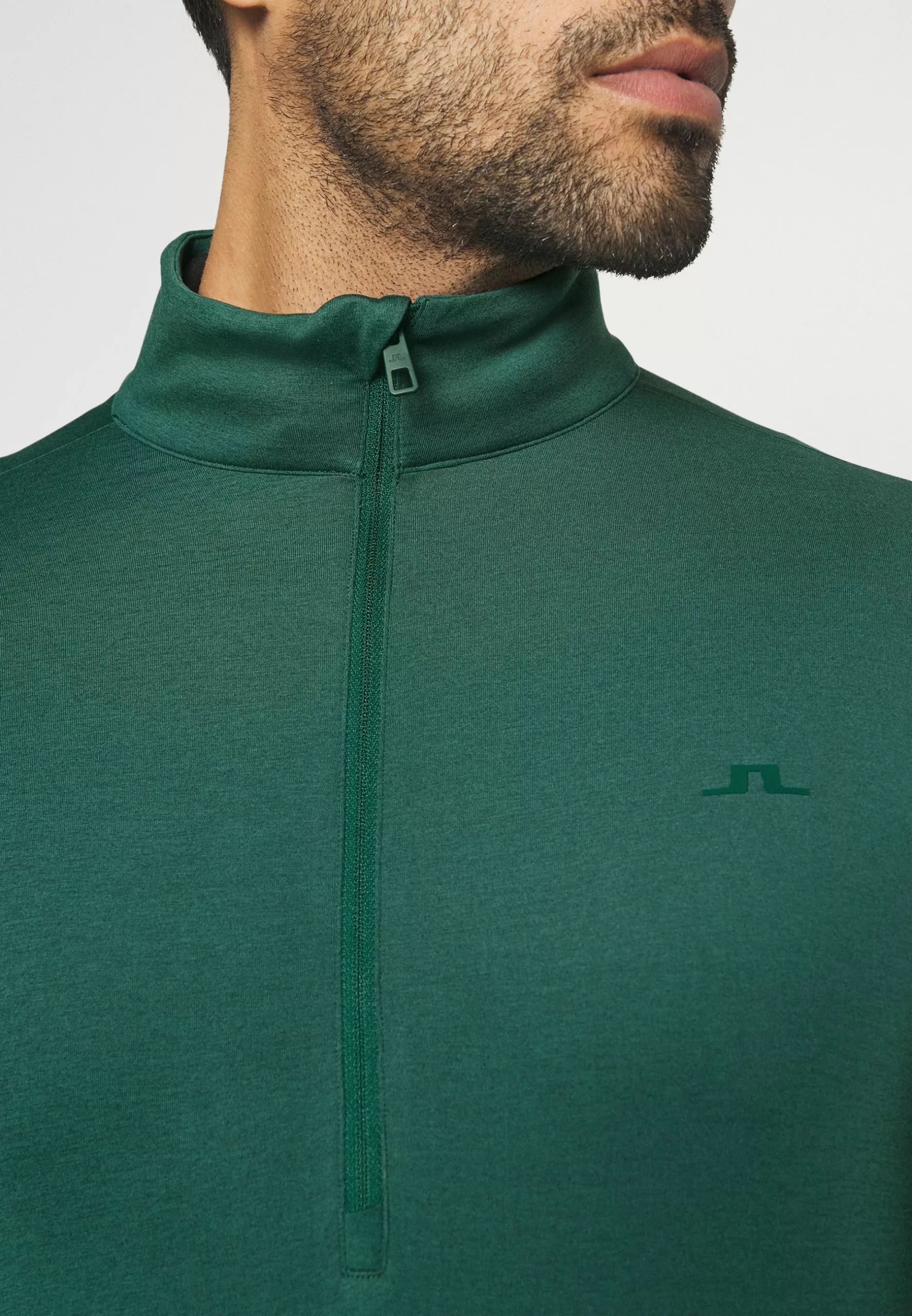 J.Lindeberg SportsLUKE HALF ZIP MID LAYER - Långärmad Tröja - Rain Forest Melange 6 J.Lindeberg SportsLUKE HALF ZIP MID LAYER - Långärmad Tröja - Rain Forest Melange - Bild 6