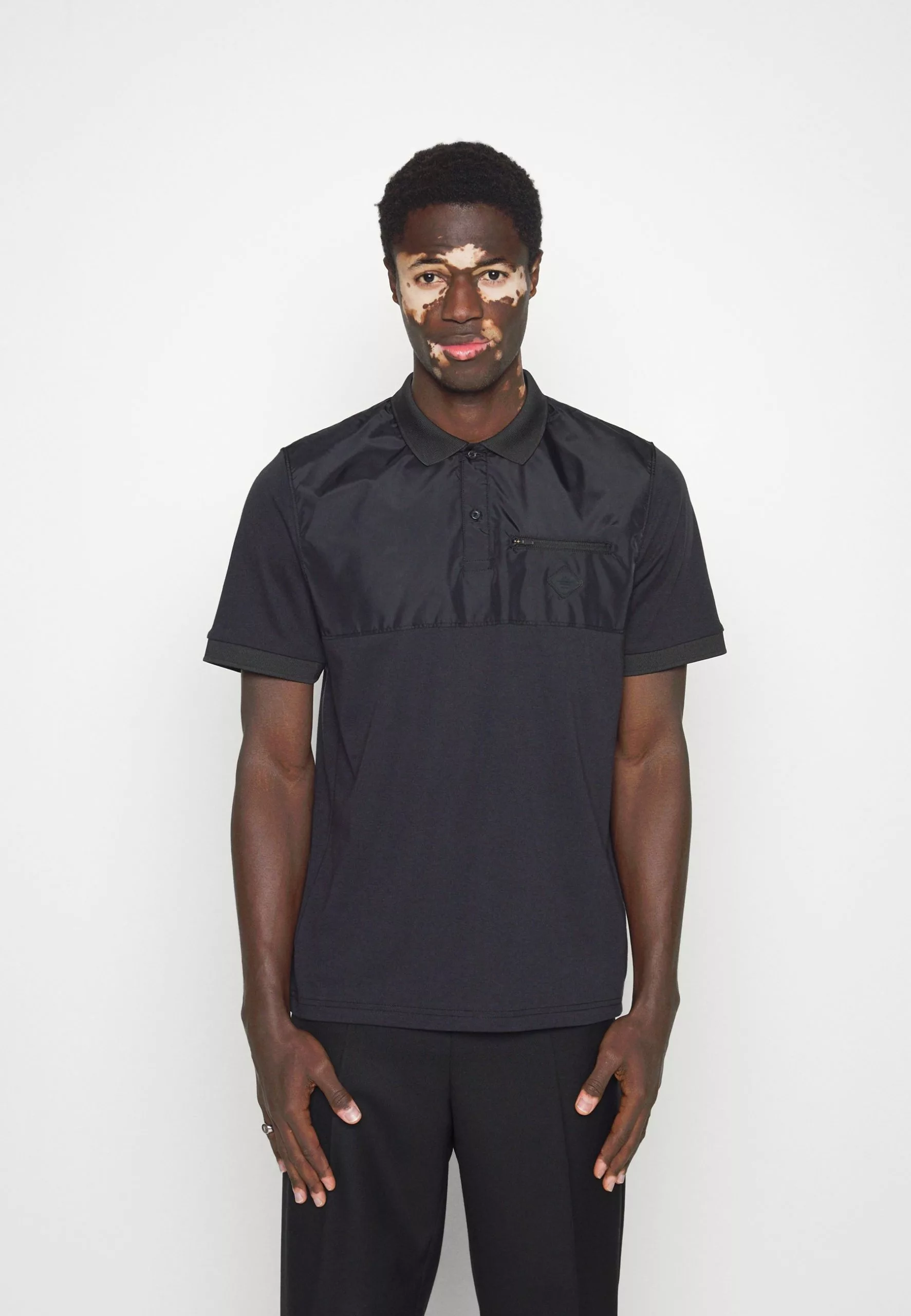 J.LINDEBERGDANILO HYBRID - Piké - Black 3 J.LINDEBERGDANILO HYBRID - Piké - Black - Bild 3