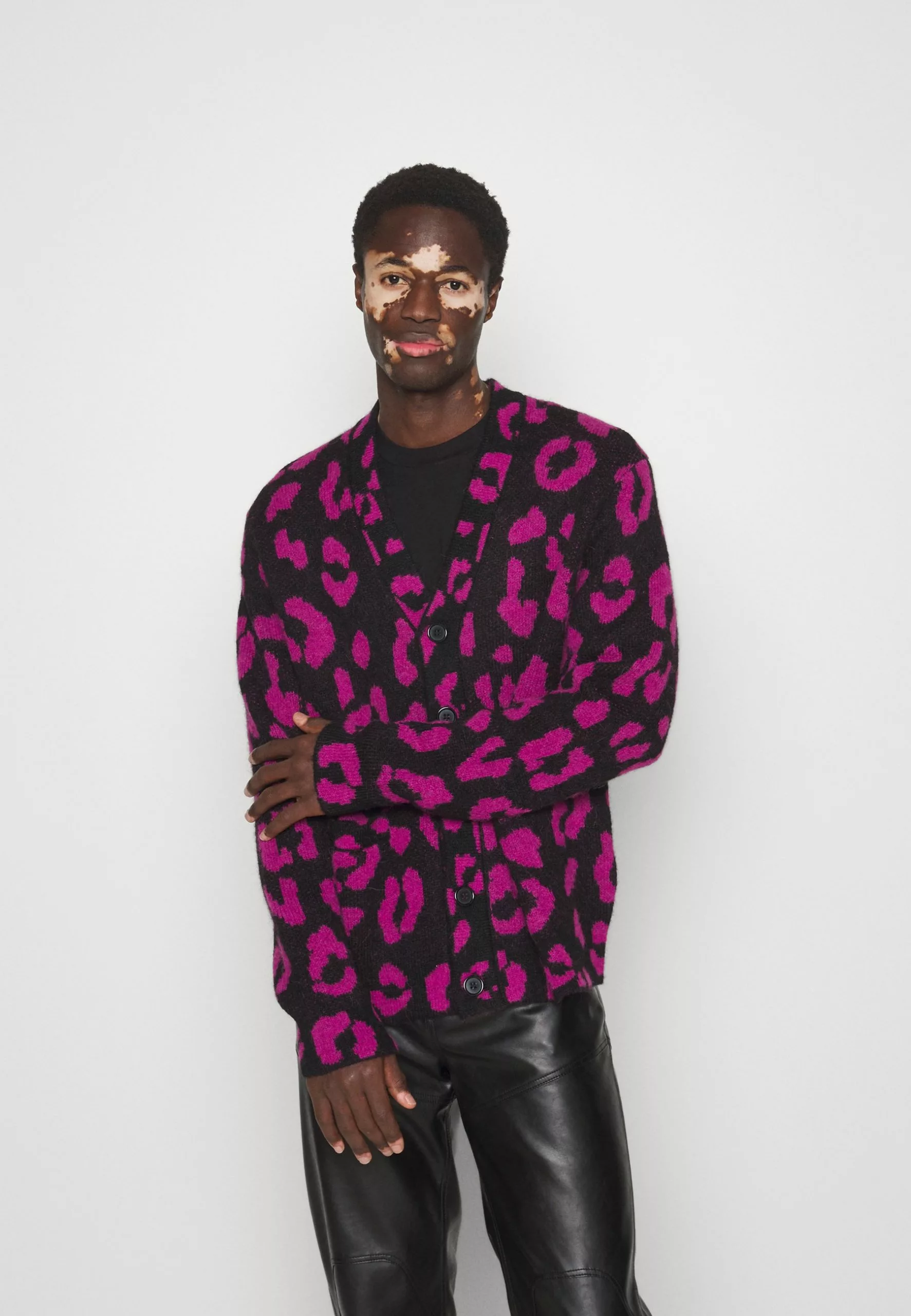 J.LINDEBERGLAZARO HAIRY CARDIGAN - Kofta - Wild Aster 3 J.LINDEBERGLAZARO HAIRY CARDIGAN - Kofta - Wild Aster - Bild 3