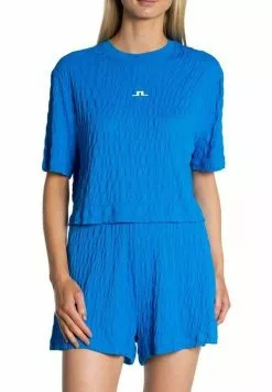 J.LINDEBERGAURELIA BRILLIANT - T-shirt Med Print - Blå