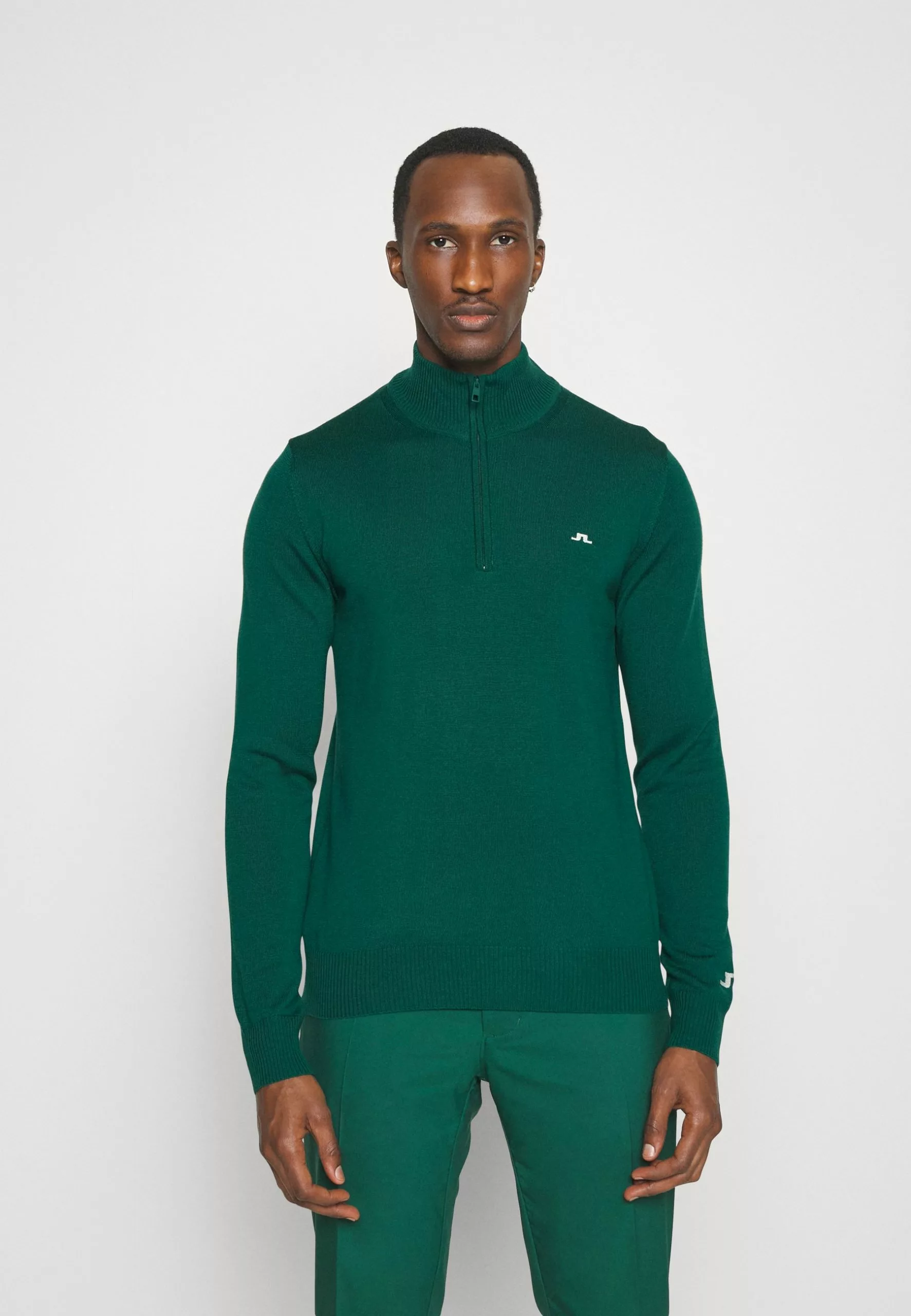 J.Lindeberg SportsKIAN ZIPPED SWEATER - Stickad Tröja - Rain Forest 1 J.Lindeberg SportsKIAN ZIPPED SWEATER - Stickad Tröja - Rain Forest