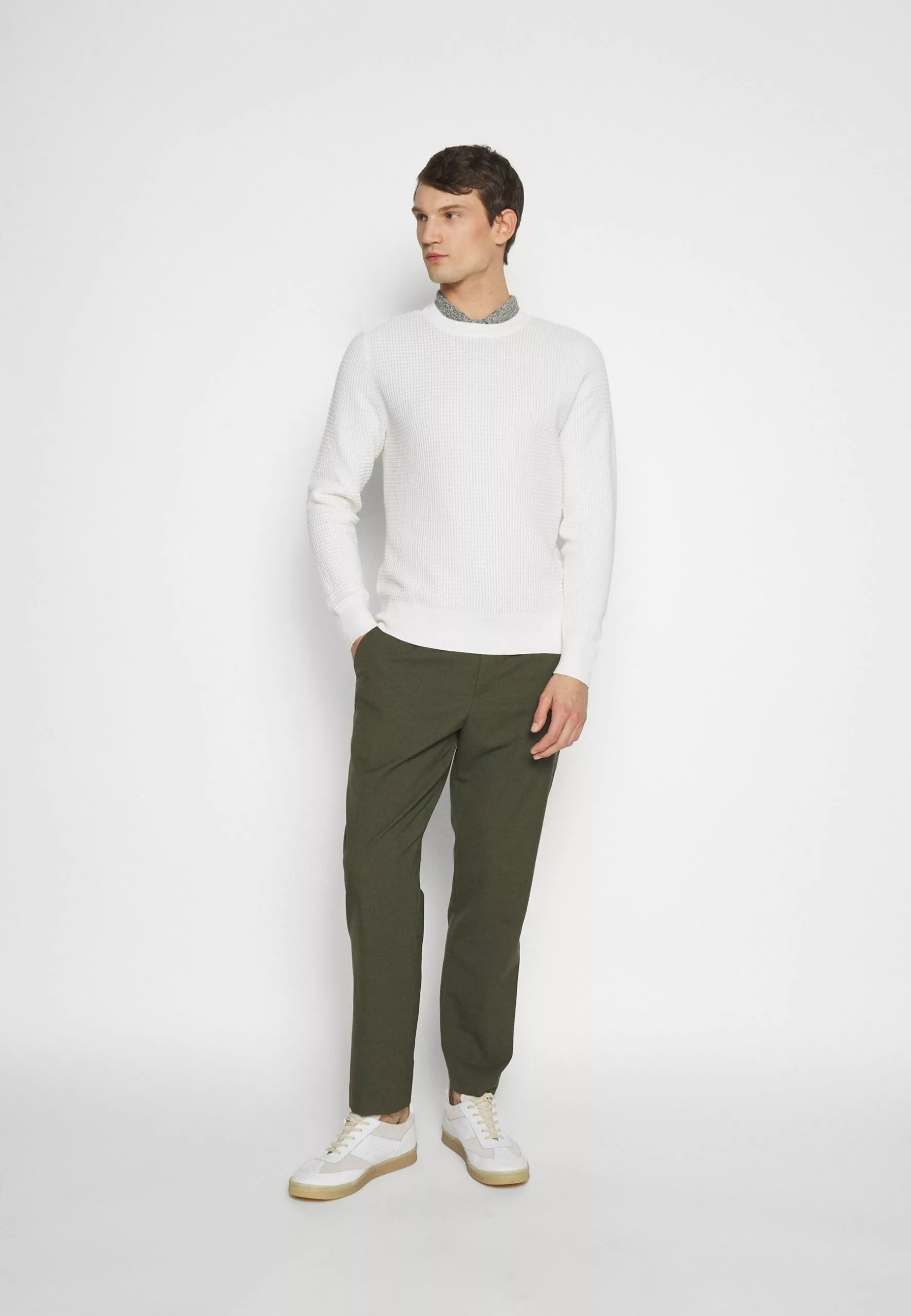 J.LINDEBERGARTHUR - Stickad Tröja - Cloud White 5 J.LINDEBERGARTHUR - Stickad Tröja - Cloud White - Bild 5