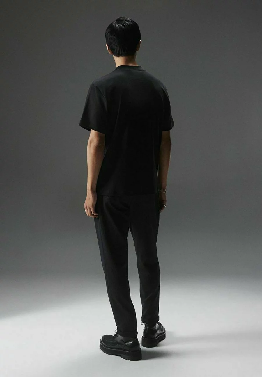 J.LINDEBERGADAN PATCH MOCK NECK - T-shirt - Bas - Black 3 J.LINDEBERGADAN PATCH MOCK NECK - T-shirt - Bas - Black - Bild 3