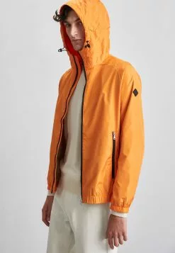 J.LINDEBERGTRACE SOLID JACKET - Tunn Jacka - Russet Orange