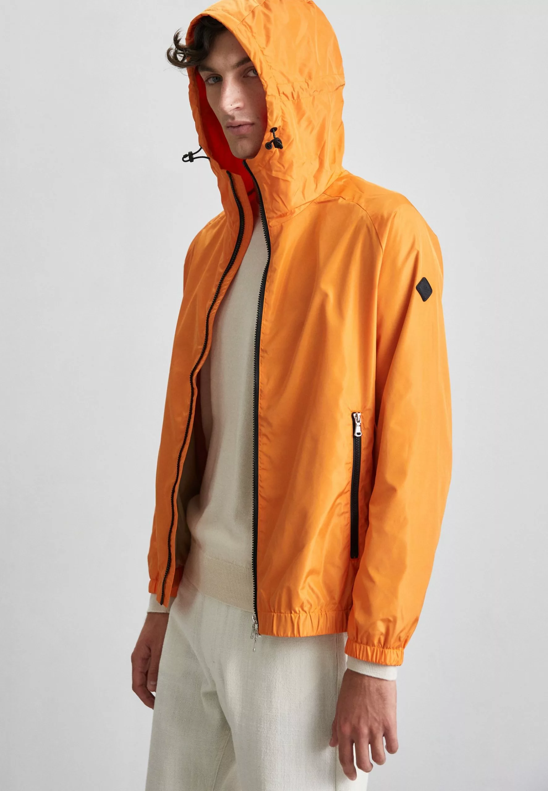 J.LINDEBERGTRACE SOLID JACKET - Tunn Jacka - Russet Orange 1 J.LINDEBERGTRACE SOLID JACKET - Tunn Jacka - Russet Orange