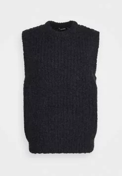 J.LINDEBERGALFONS SLIPOVER - Stickad Tröja - Black -J.Lindeberg Affär 39ef3d0f522a40be8193487446f21b5b