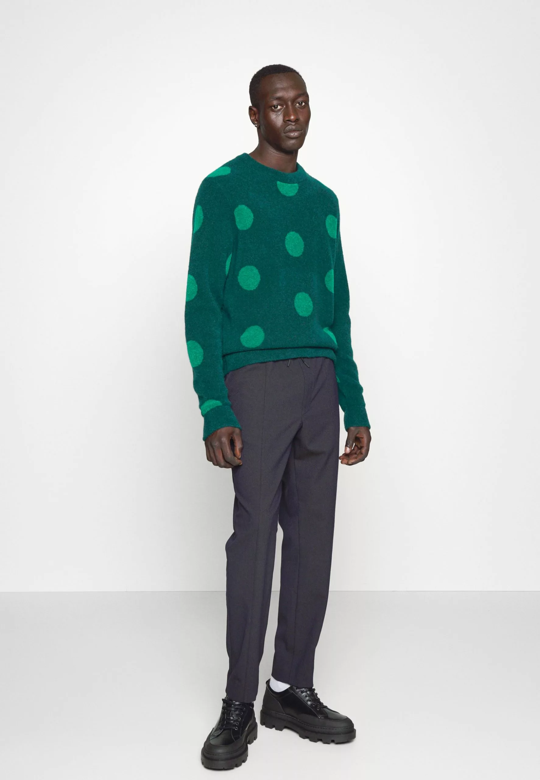 J.LINDEBERGHAIRY CREWNECK - Stickad Tröja - Rain Forest 5 J.LINDEBERGHAIRY CREWNECK - Stickad Tröja - Rain Forest - Bild 5