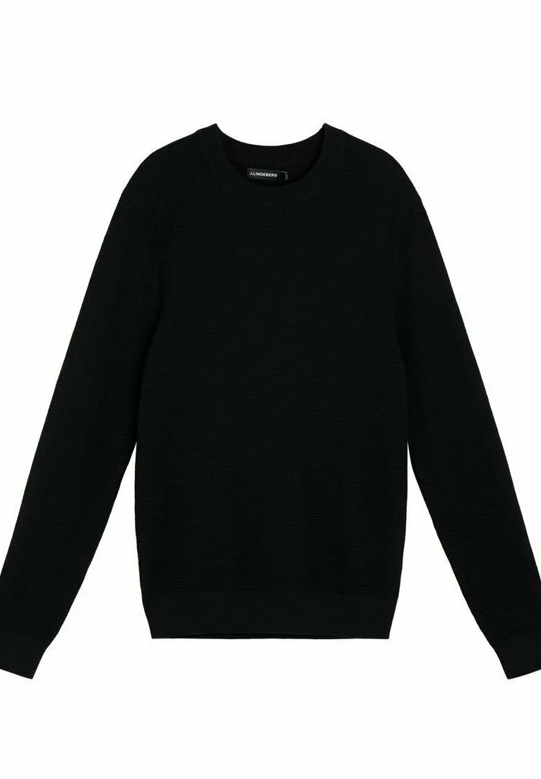 J.LINDEBERGARCHER STRUCTURE - Stickad Tröja - Black 1 J.LINDEBERGARCHER STRUCTURE - Stickad Tröja - Black