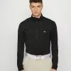 J.Lindeberg SportsLUKE HALF ZIP MID LAYER - Sweatshirt - Black