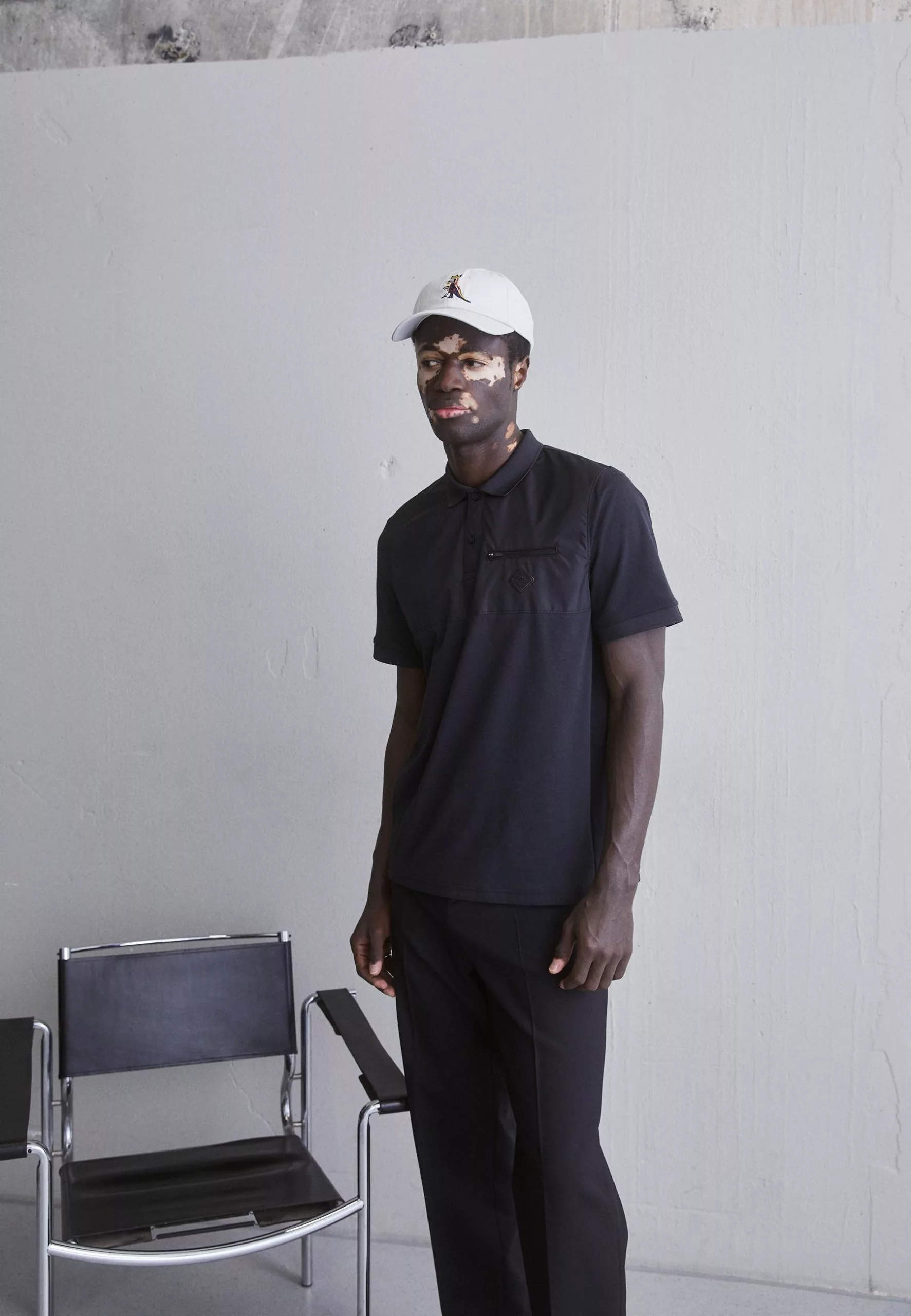 J.LINDEBERGDANILO HYBRID - Piké - Black 1 J.LINDEBERGDANILO HYBRID - Piké - Black