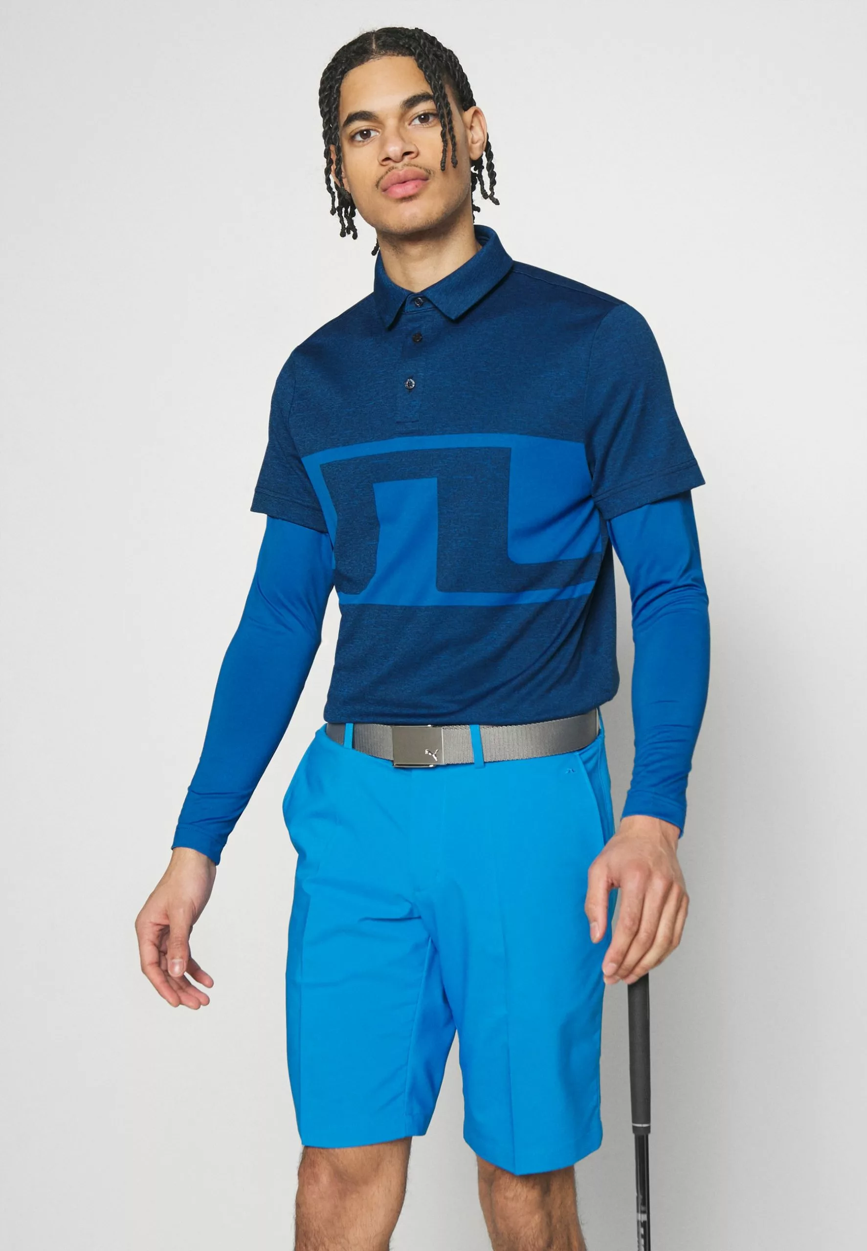 J.Lindeberg SportsLEON REGULAR FIT - Långärmad Tröja - Jl Navy Melange 4 J.Lindeberg SportsLEON REGULAR FIT - Långärmad Tröja - Jl Navy Melange - Bild 4