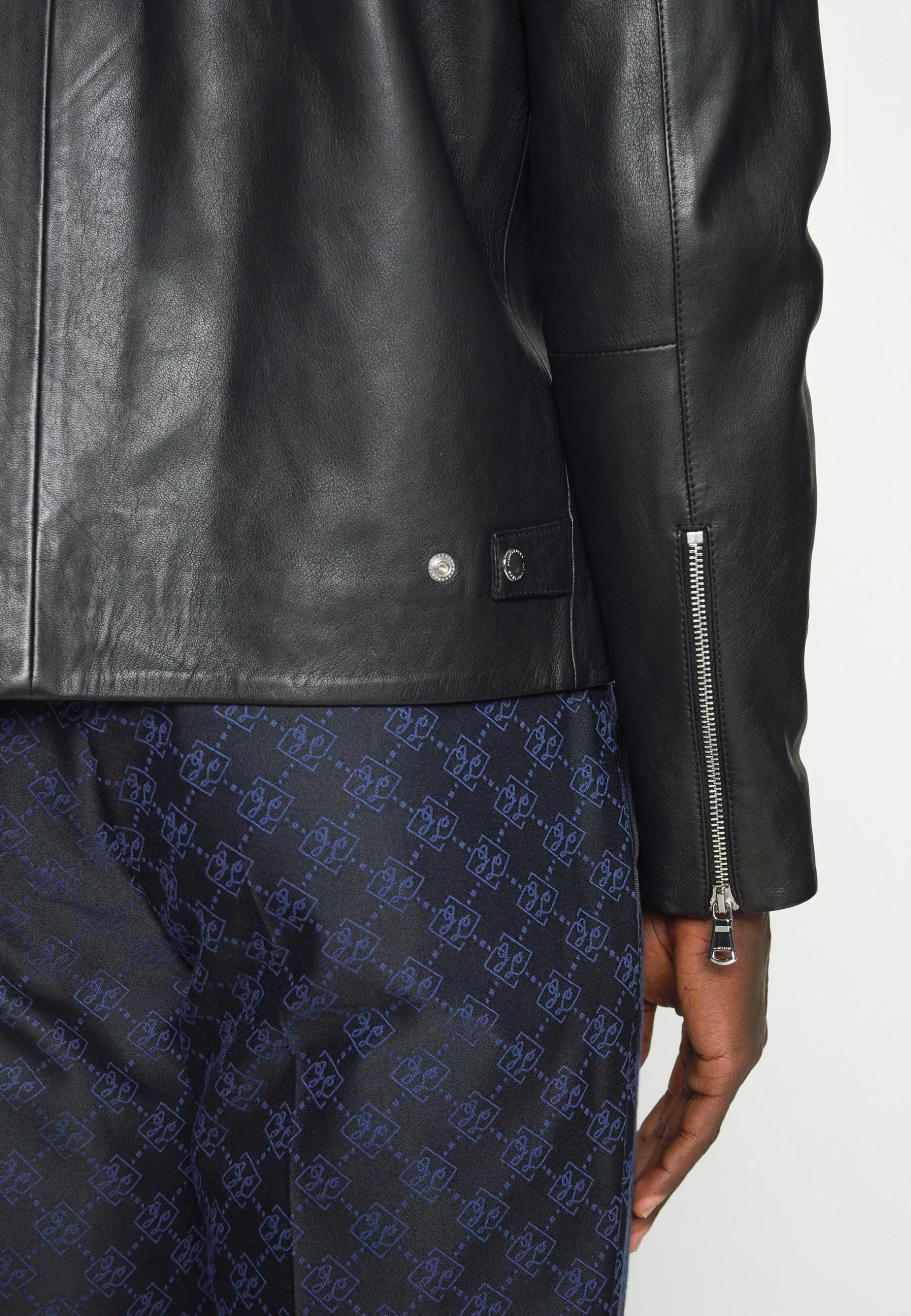 J.LINDEBERGBORIS BIKER JACKET - Skinnjacka - Black 8 J.LINDEBERGBORIS BIKER JACKET - Skinnjacka - Black - Bild 8