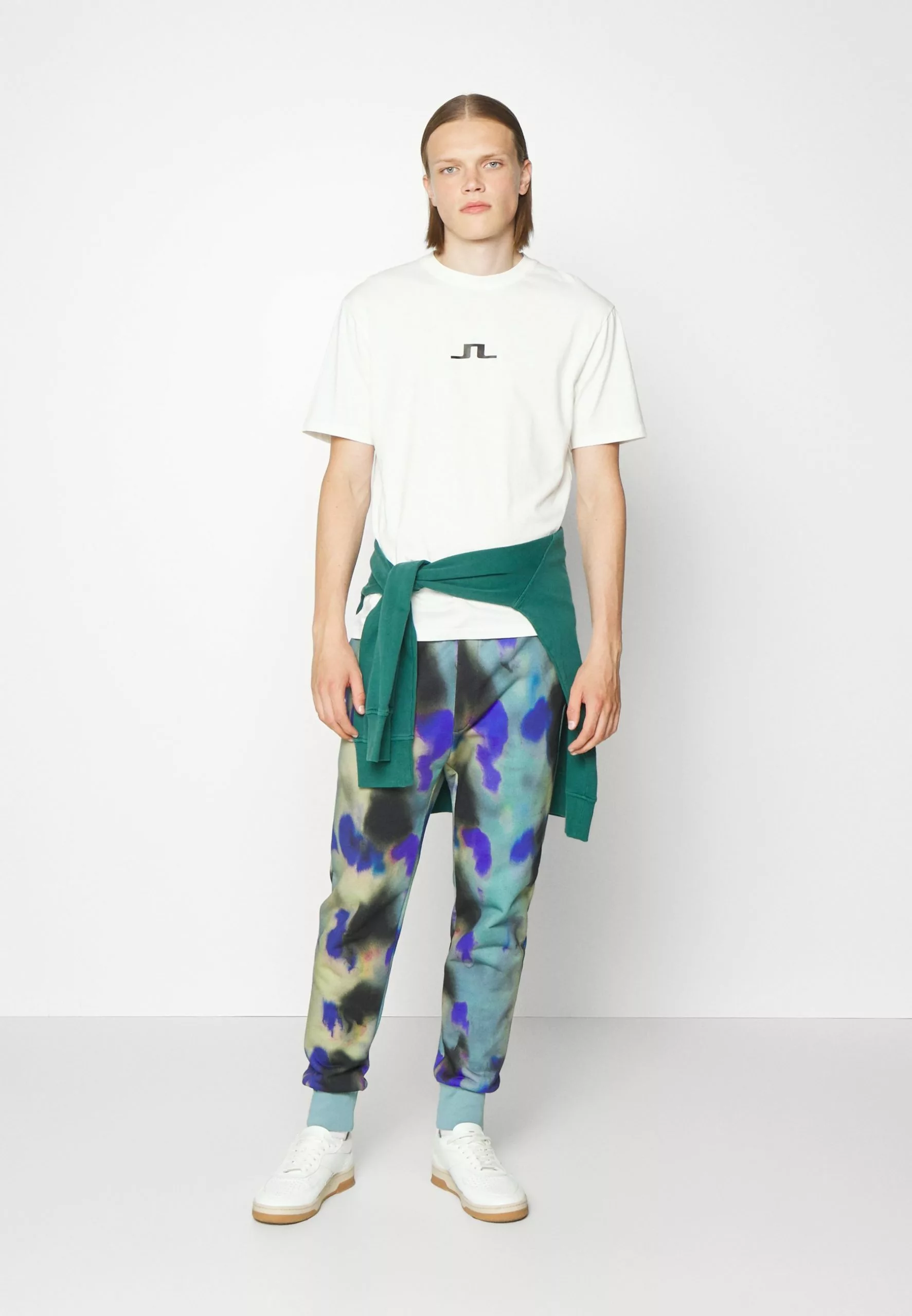 J.LINDEBERGDARCY - T-shirt Med Print - Cloud White 2 J.LINDEBERGDARCY - T-shirt Med Print - Cloud White - Bild 2