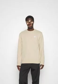 J.LINDEBERGCREED CREW NECK - Sweatshirt - Safari Beige -J.Lindeberg Affär 49db746c6cdc421abadf106b0dc59eac