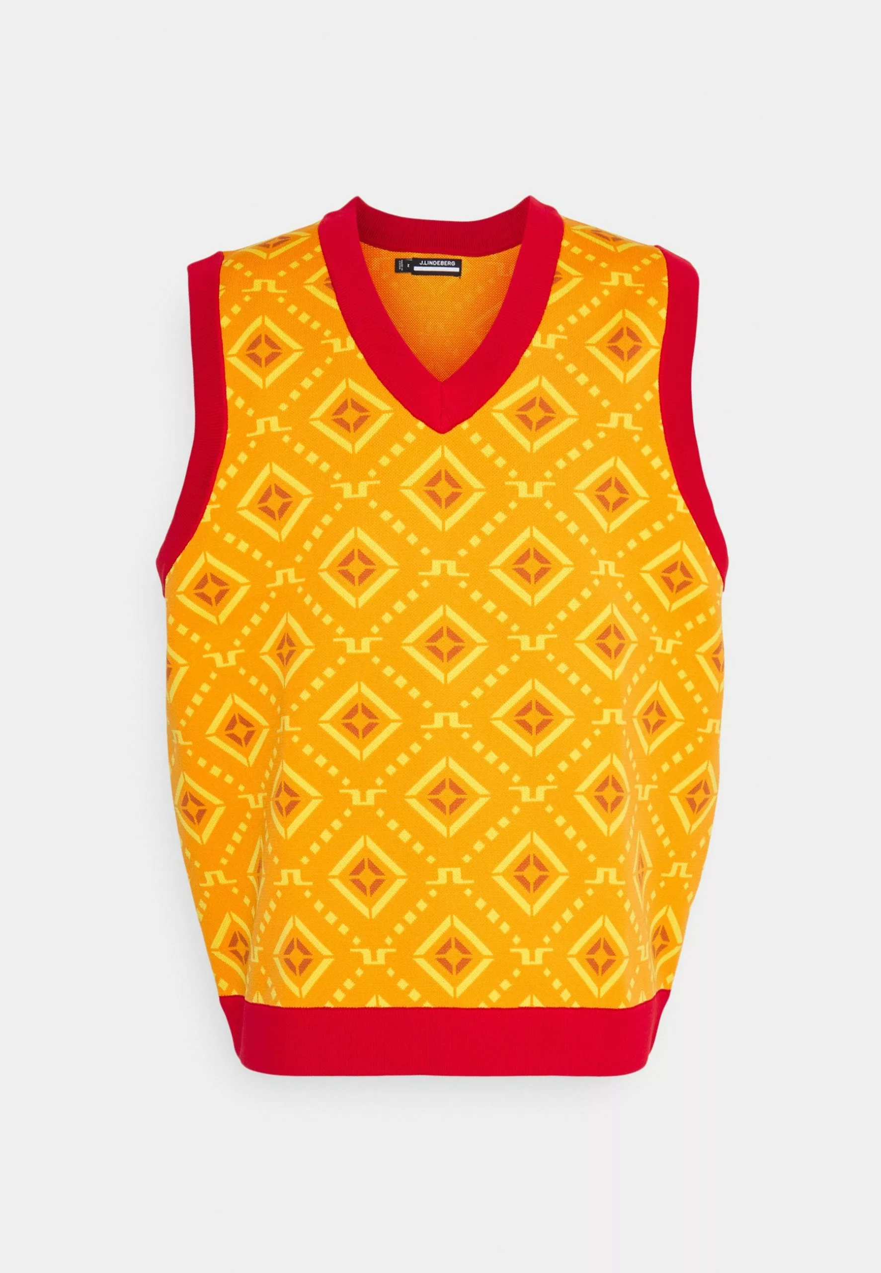 J.Lindeberg SportsJACK KNITTED VEST - Väst - Orange Diamond Logo 5 J.Lindeberg SportsJACK KNITTED VEST - Väst - Orange Diamond Logo - Bild 5