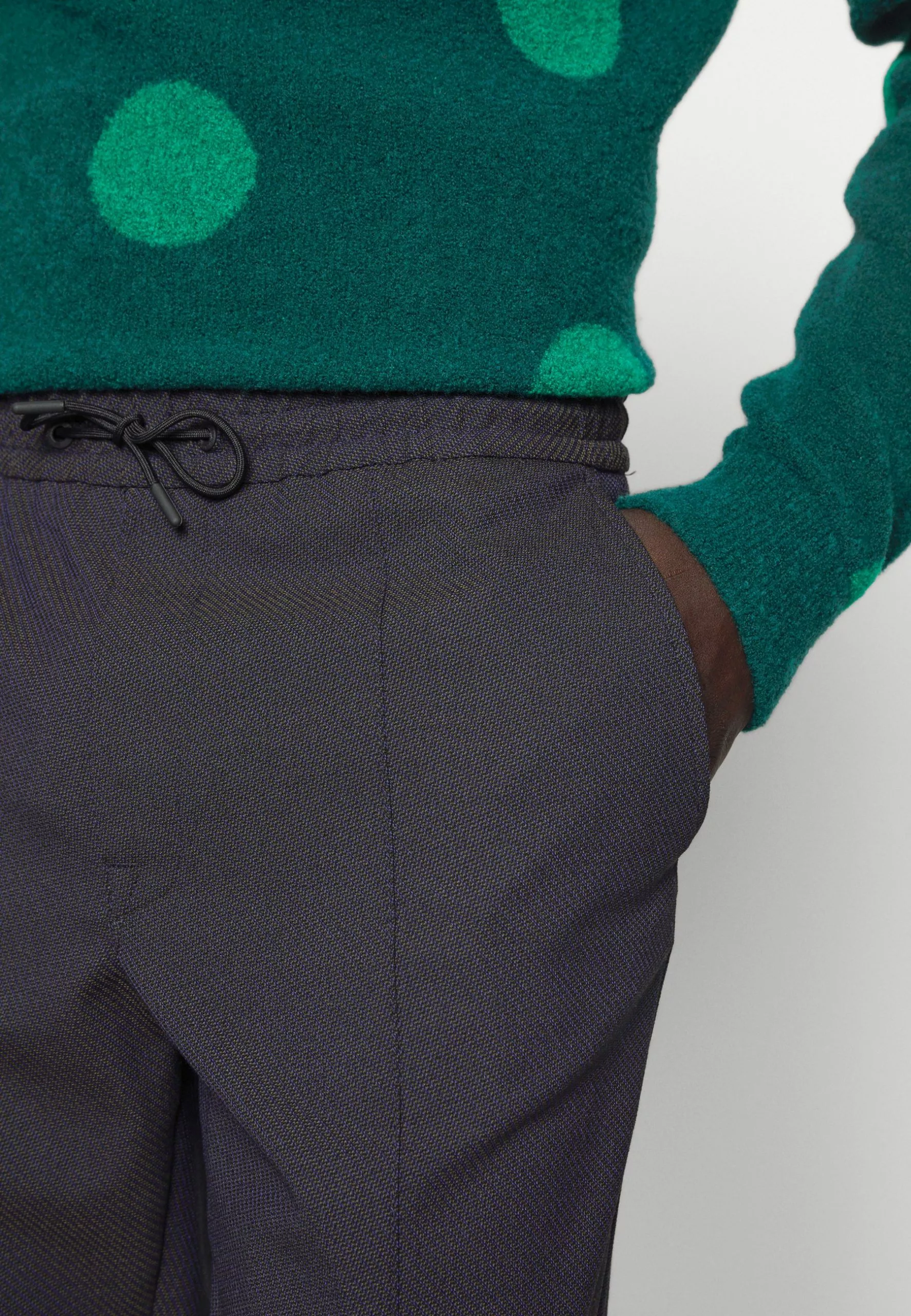 J.LINDEBERGSASHA STRUCTURED PANTS - Tygbyxor - Navy 7 J.LINDEBERGSASHA STRUCTURED PANTS - Tygbyxor - Navy - Bild 7