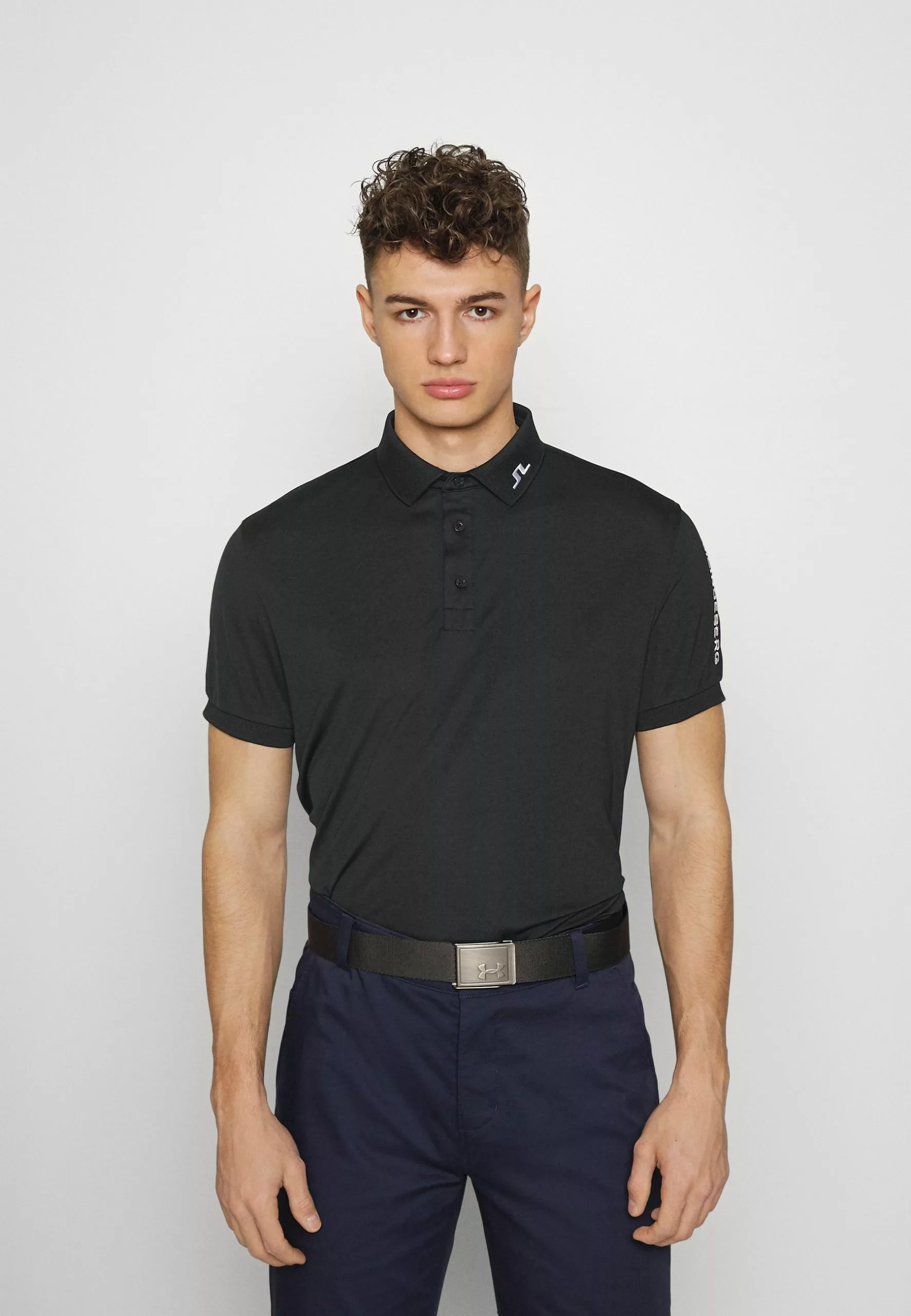 J.Lindeberg SportsTOUR TECH FIT GOLF - T-shirt Till Träning - Black 1 J.Lindeberg SportsTOUR TECH FIT GOLF - T-shirt Till Träning - Black