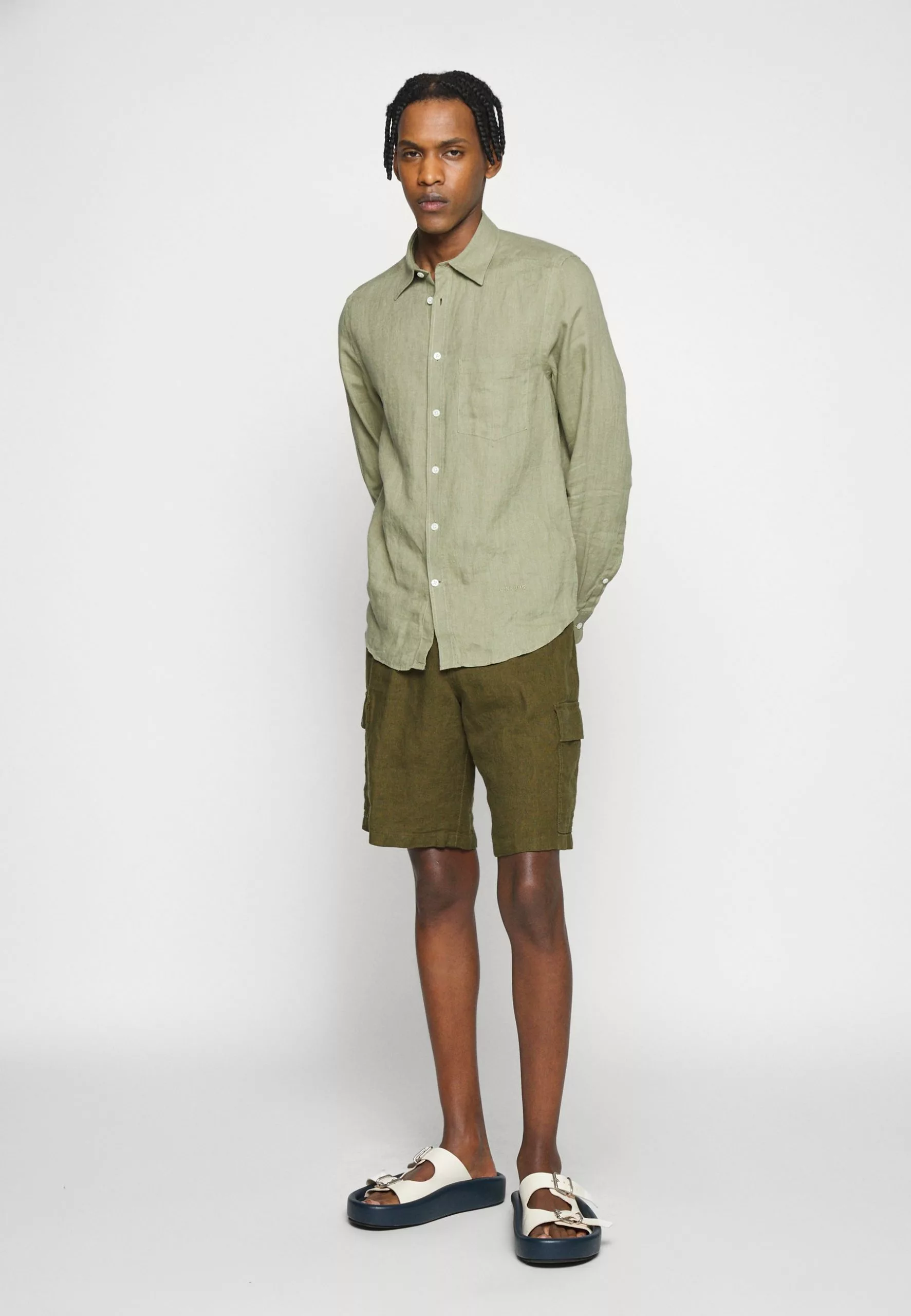 J.LINDEBERGCLEAN SHIRT - Skjorta - Aloe 5 J.LINDEBERGCLEAN SHIRT - Skjorta - Aloe - Bild 5