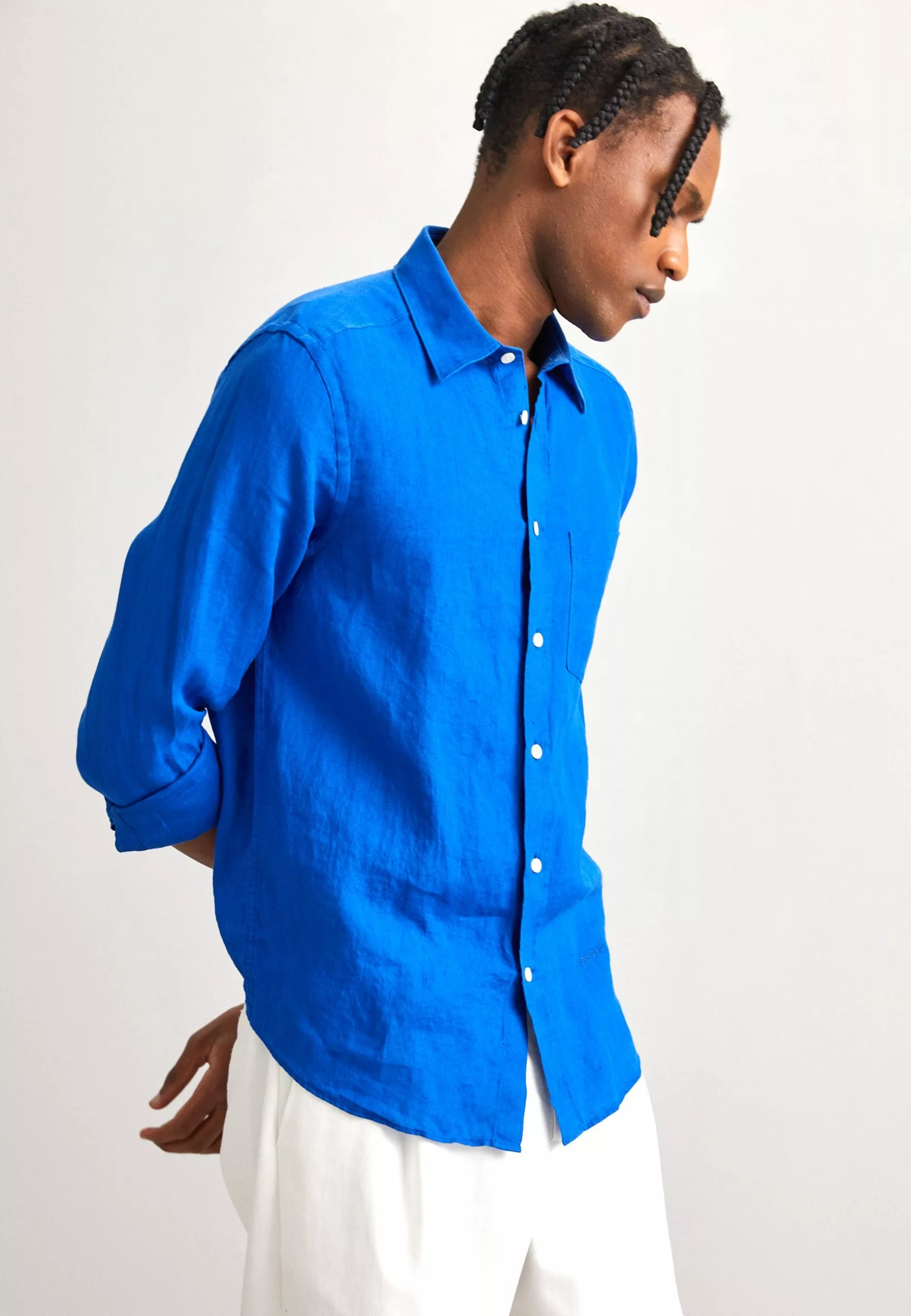 J.LINDEBERGCLEAN SHIRT - Skjorta - Lapis Blue 1 J.LINDEBERGCLEAN SHIRT - Skjorta - Lapis Blue