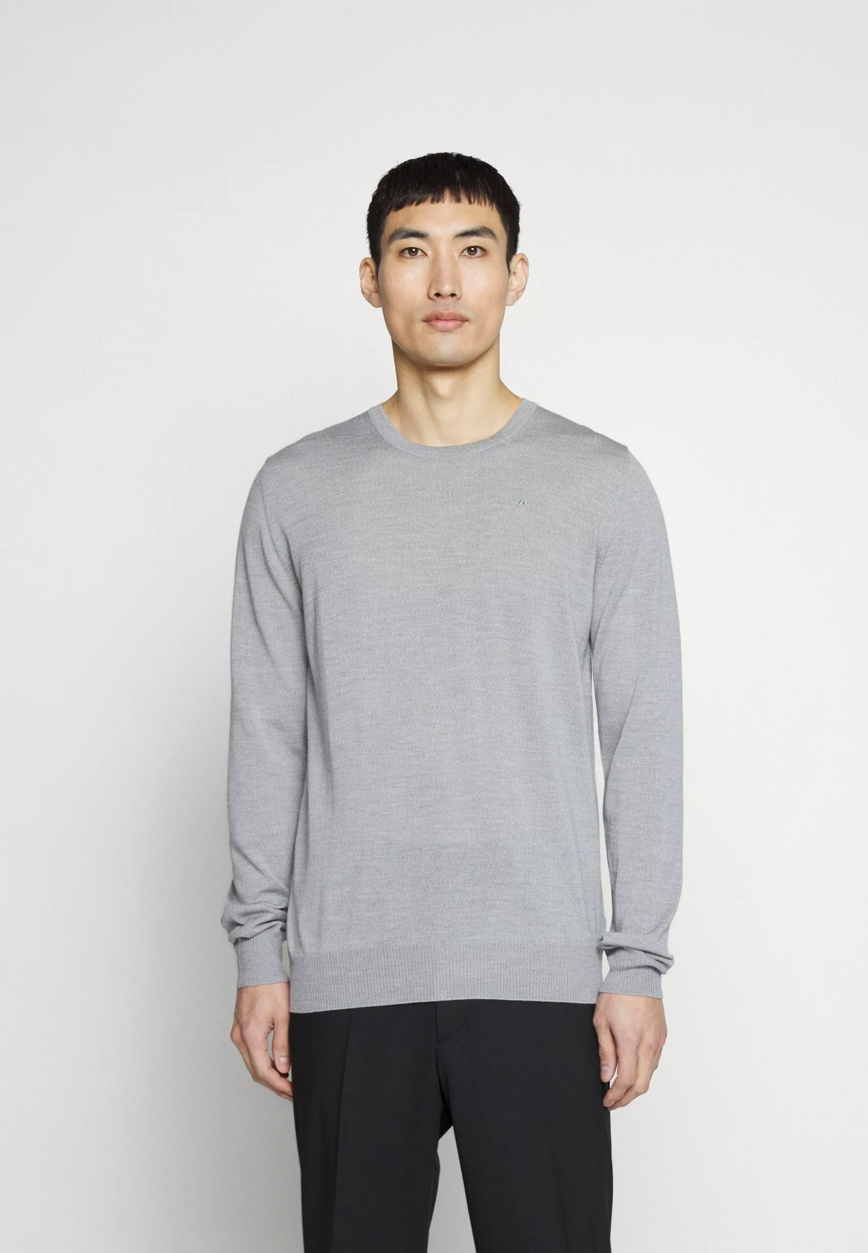 J.LINDEBERGLYLE LIGHT CREW NECK - Stickad Tröja - Light Grey Melange 3 J.LINDEBERGLYLE LIGHT CREW NECK - Stickad Tröja - Light Grey Melange - Bild 3
