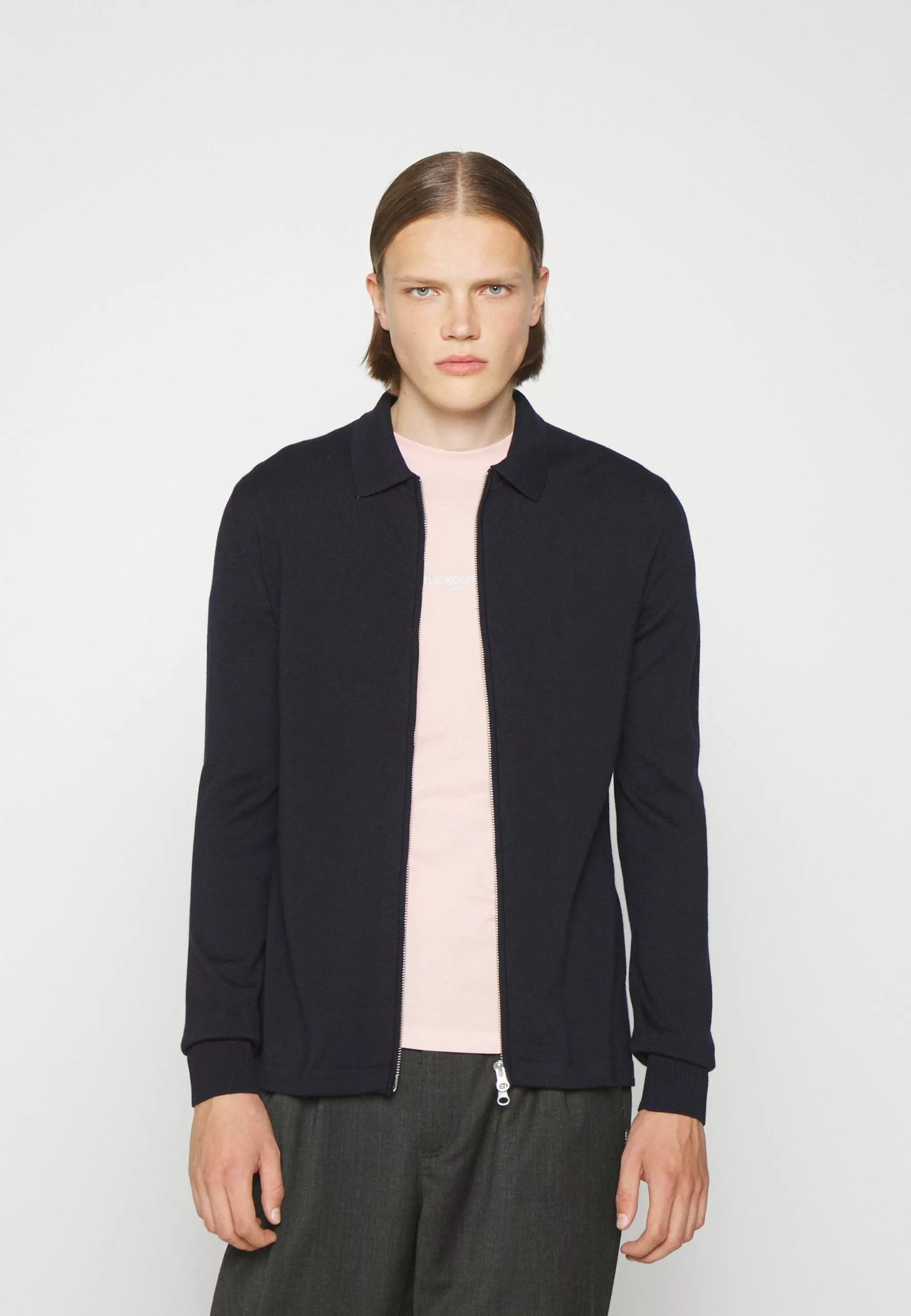 J.LINDEBERGNYLE ZIP CARDIGAN - Kofta - Navy 3 J.LINDEBERGNYLE ZIP CARDIGAN - Kofta - Navy - Bild 3