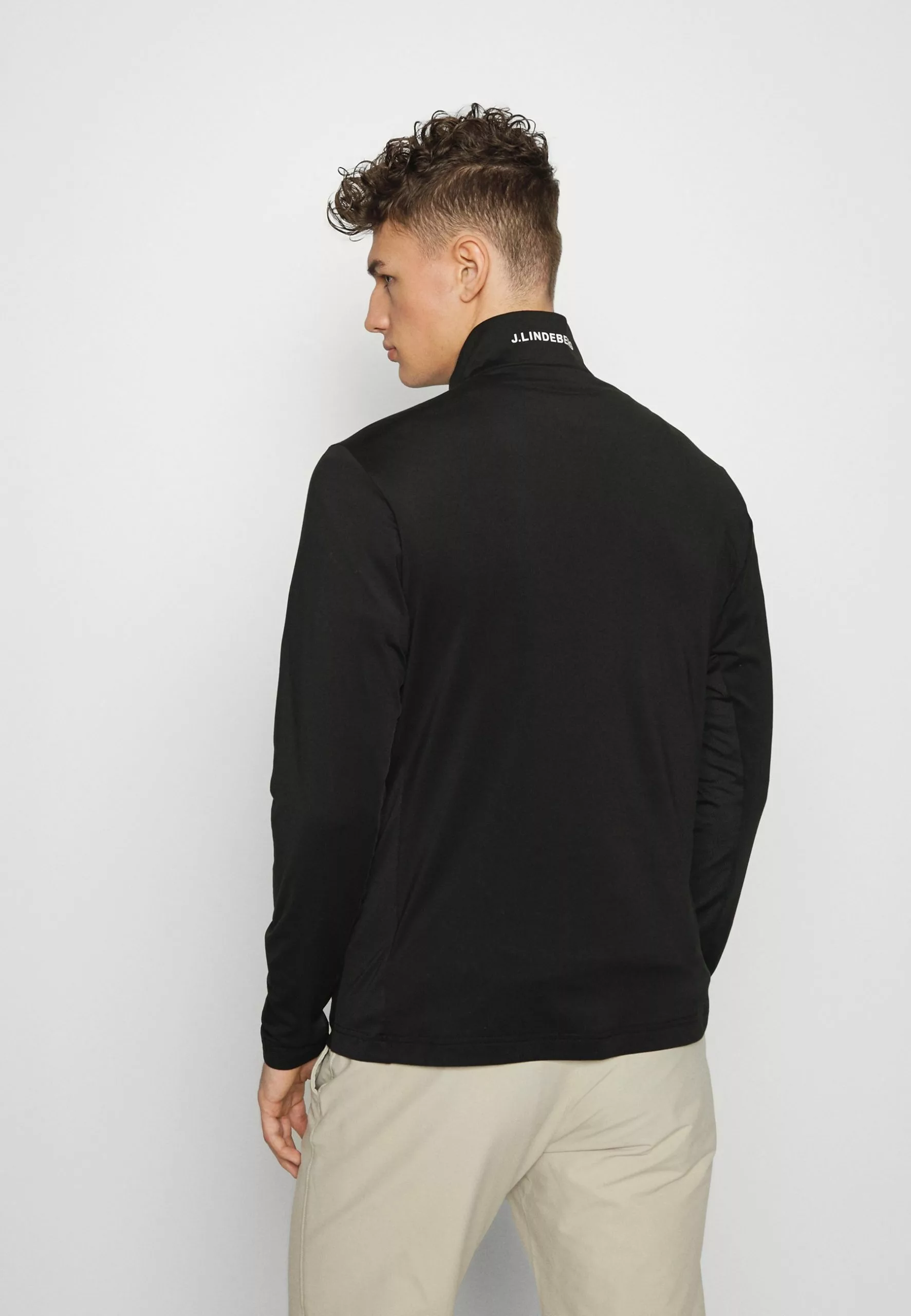 J.Lindeberg SportsLUKE HALF ZIP MID LAYER - Sweatshirt - Black 3 J.Lindeberg SportsLUKE HALF ZIP MID LAYER - Sweatshirt - Black - Bild 3