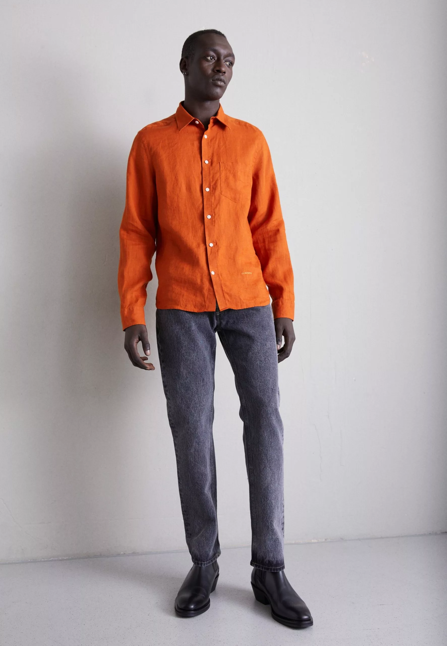 J.LINDEBERGCLEAN SHIRT - Skjorta - Bombay Brown 2 J.LINDEBERGCLEAN SHIRT - Skjorta - Bombay Brown - Bild 2