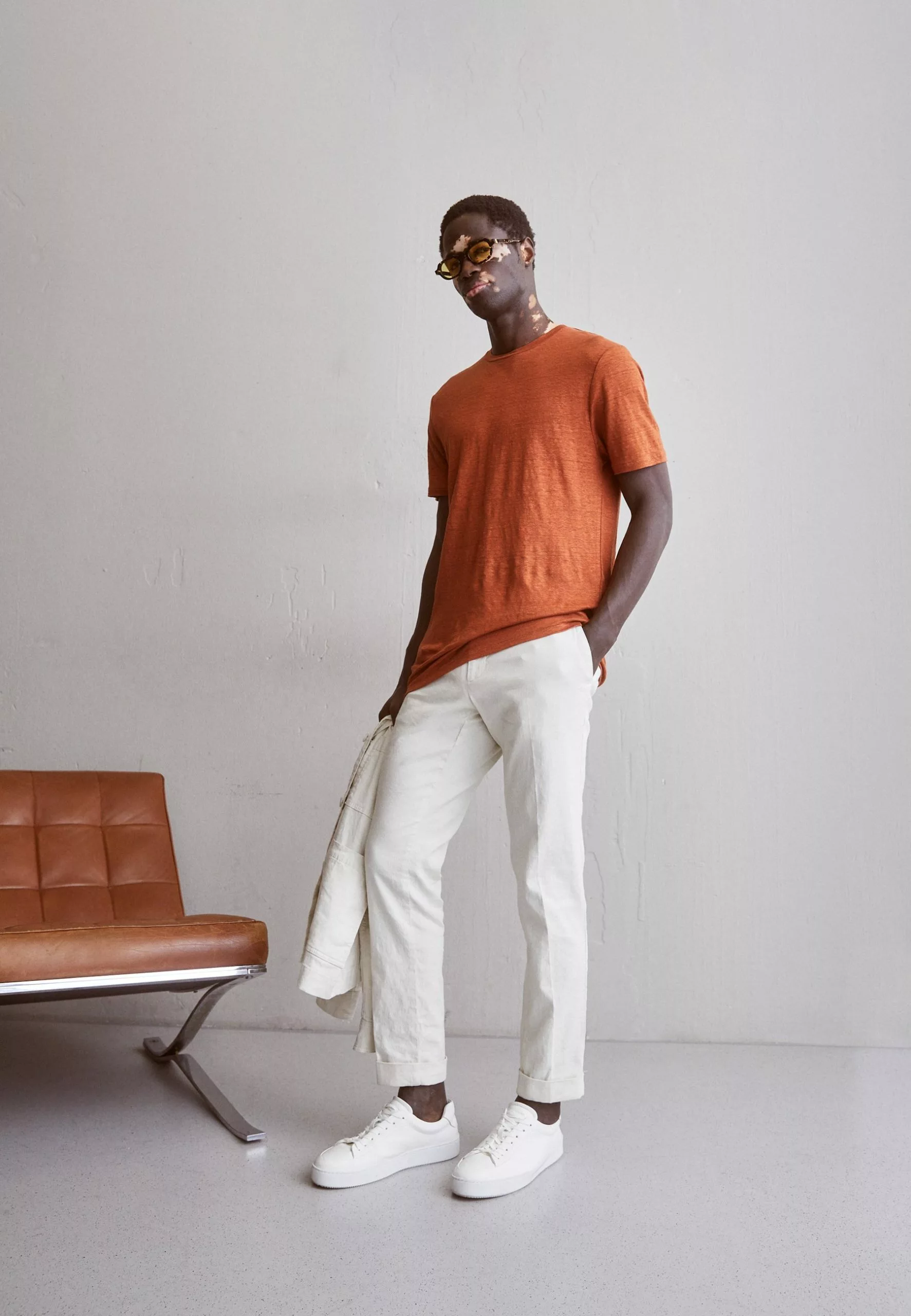 J.LINDEBERGCOMA TEE - T-shirt - Bas - Bombay Brown 2 J.LINDEBERGCOMA TEE - T-shirt - Bas - Bombay Brown - Bild 2