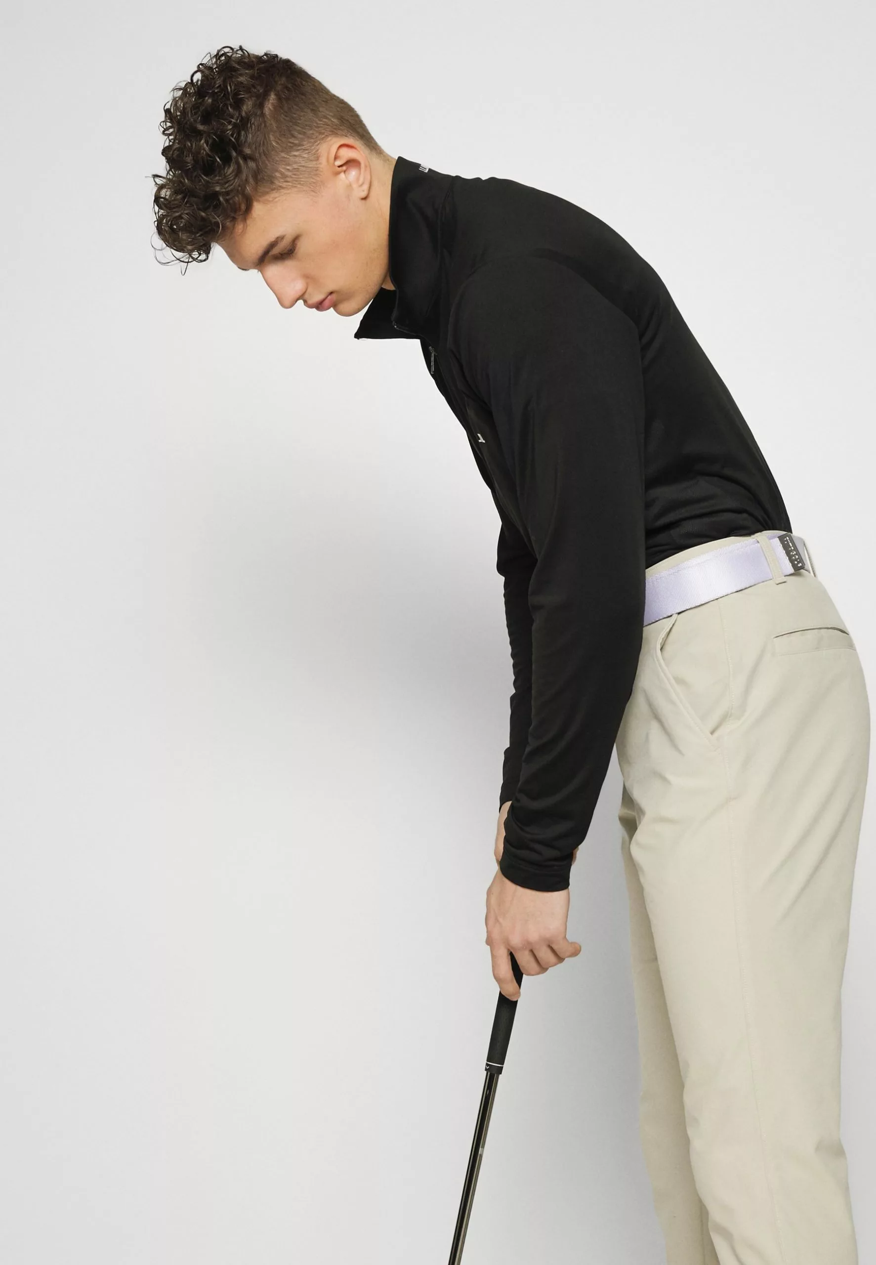 J.Lindeberg SportsLUKE HALF ZIP MID LAYER - Sweatshirt - Black 4 J.Lindeberg SportsLUKE HALF ZIP MID LAYER - Sweatshirt - Black - Bild 4