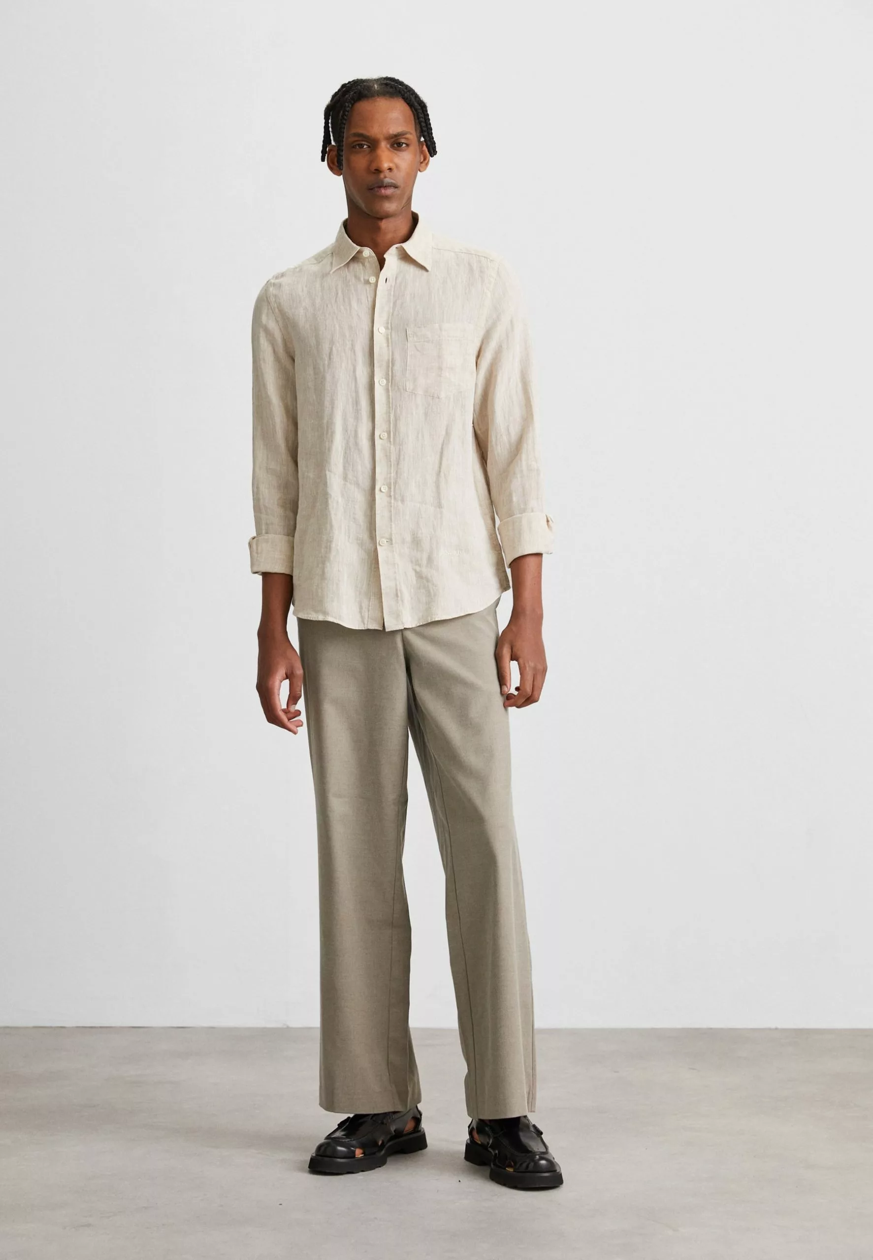 J.LINDEBERGSkjorta - Safari Beige 2 J.LINDEBERGSkjorta - Safari Beige - Bild 2