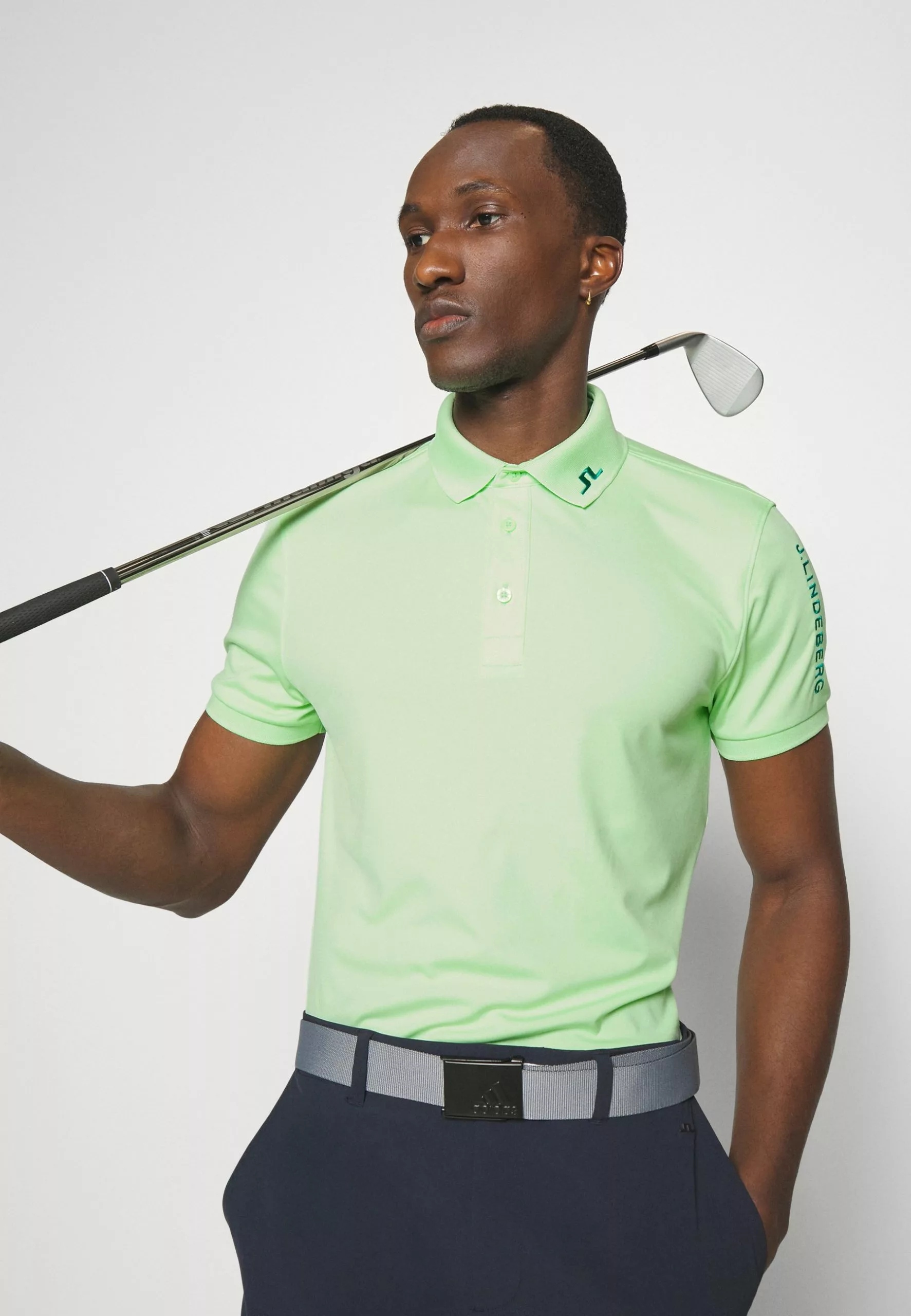 J.Lindeberg SportsTOUR TECH SLIM FIT POLO - Piké - Patina Green 4 J.Lindeberg SportsTOUR TECH SLIM FIT POLO - Piké - Patina Green - Bild 4