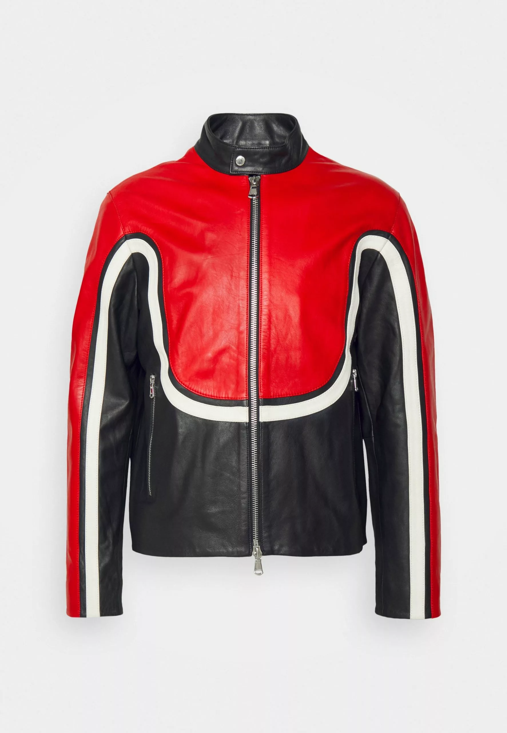J.LINDEBERGBORIS COLORBLOCK BIKER - Skinnjacka - Chili Pepper 6 J.LINDEBERGBORIS COLORBLOCK BIKER - Skinnjacka - Chili Pepper - Bild 6