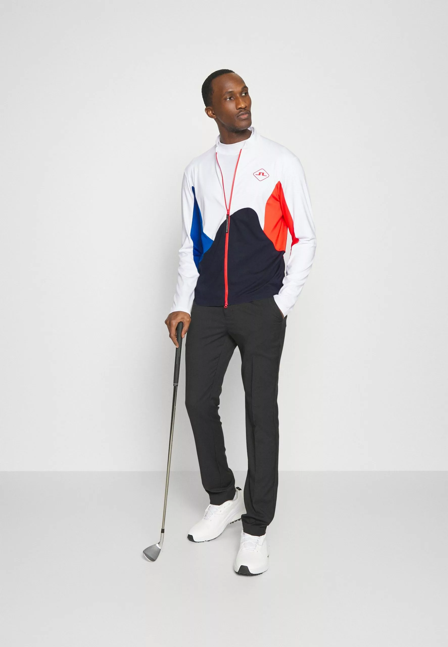 J.Lindeberg SportsSWIRL MID LAYER - Träningsjacka - White 2 J.Lindeberg SportsSWIRL MID LAYER - Träningsjacka - White - Bild 2