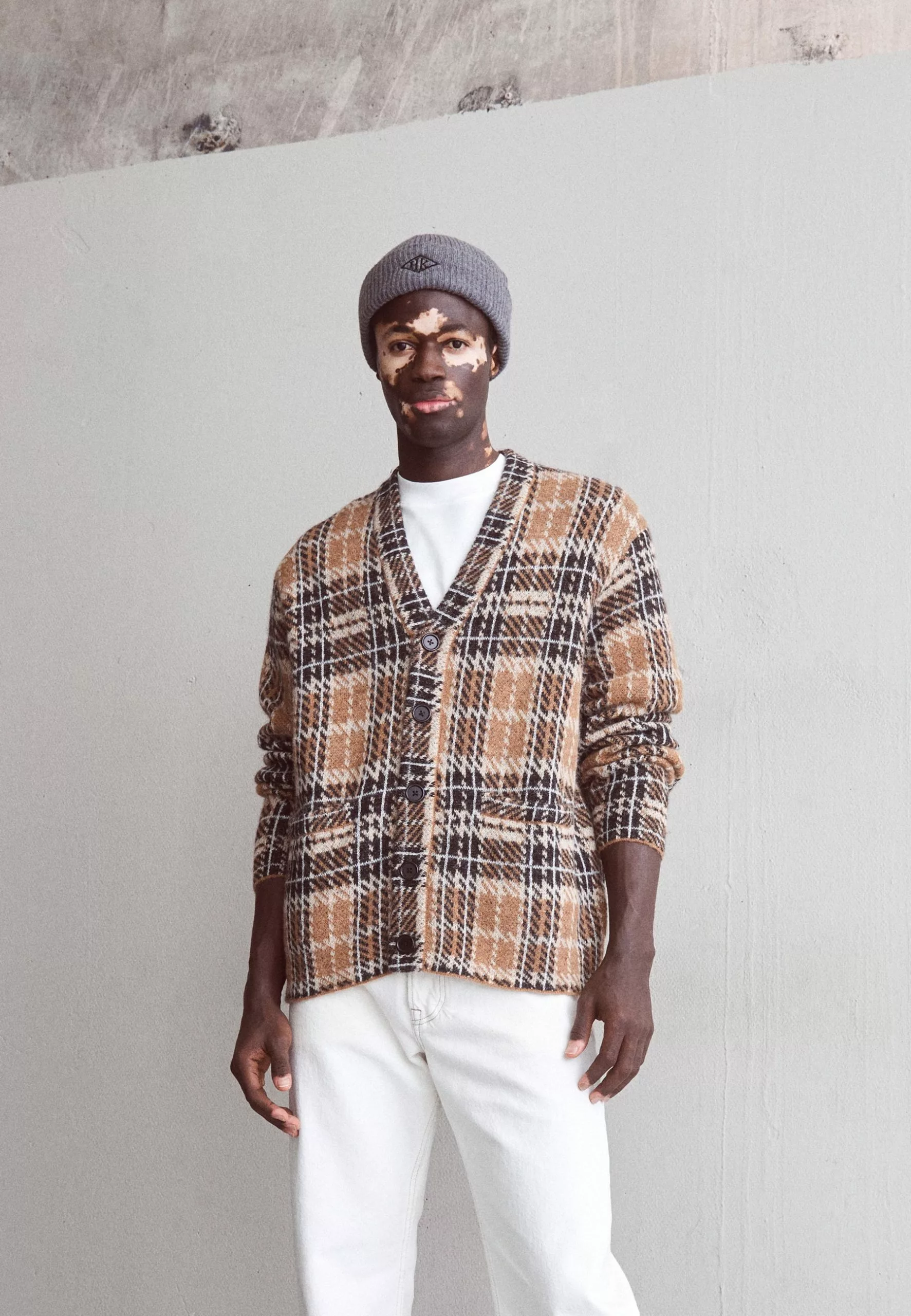 J.LINDEBERGLAZARO HAIRY CARDIGAN - Kofta - Chipmunk 1 J.LINDEBERGLAZARO HAIRY CARDIGAN - Kofta - Chipmunk