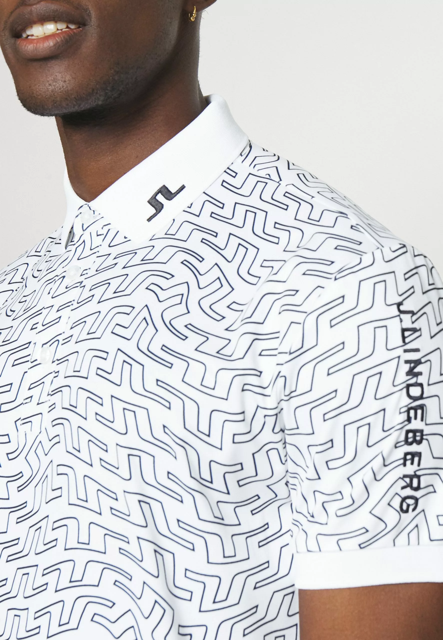 J.Lindeberg SportsTOUR TECH REG FIT PRINT - Piké - White 5 J.Lindeberg SportsTOUR TECH REG FIT PRINT - Piké - White - Bild 5