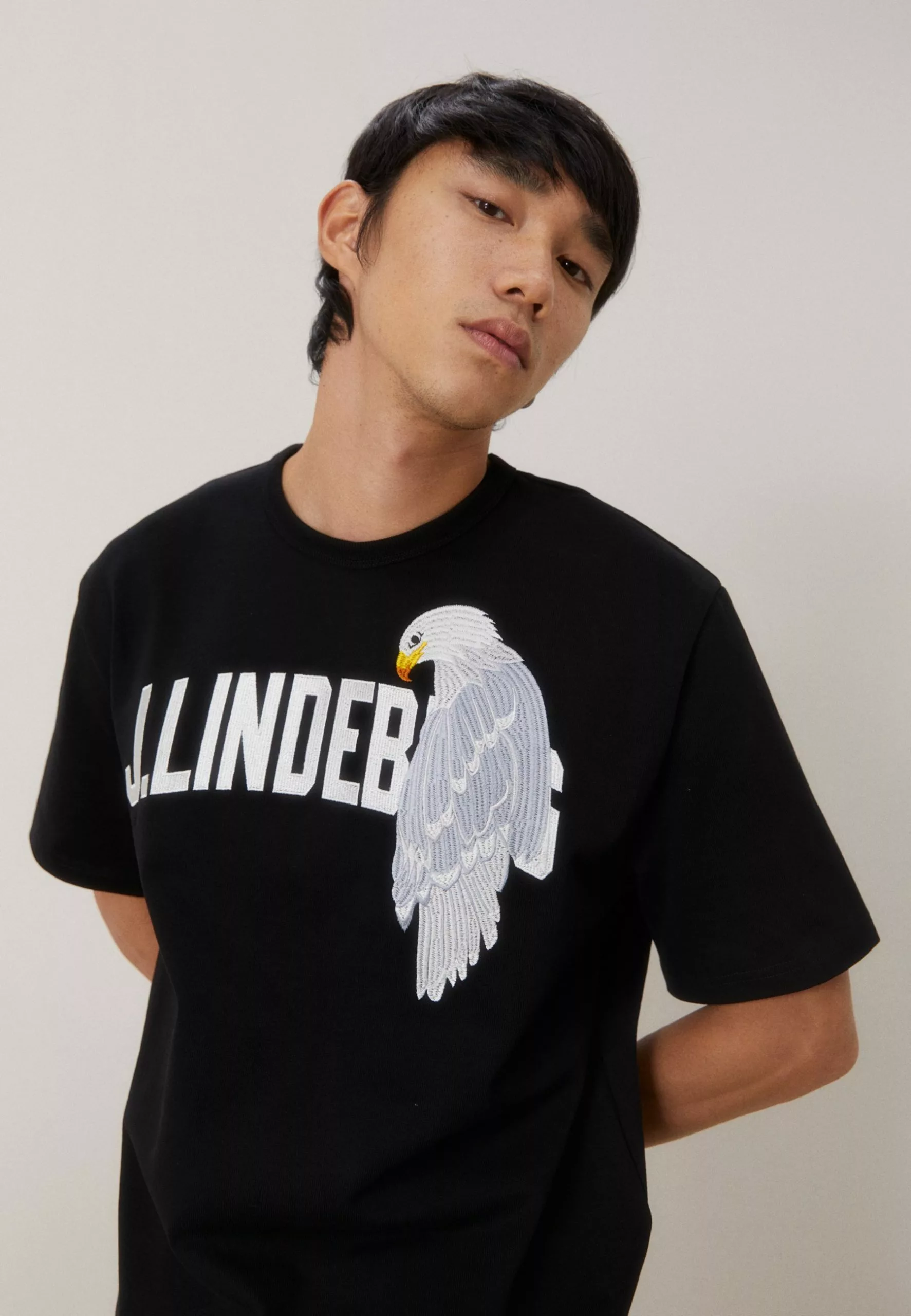 J.LINDEBERGCAMILO GRAPHIC TEE - T-shirt Med Print - Black 1 J.LINDEBERGCAMILO GRAPHIC TEE - T-shirt Med Print - Black